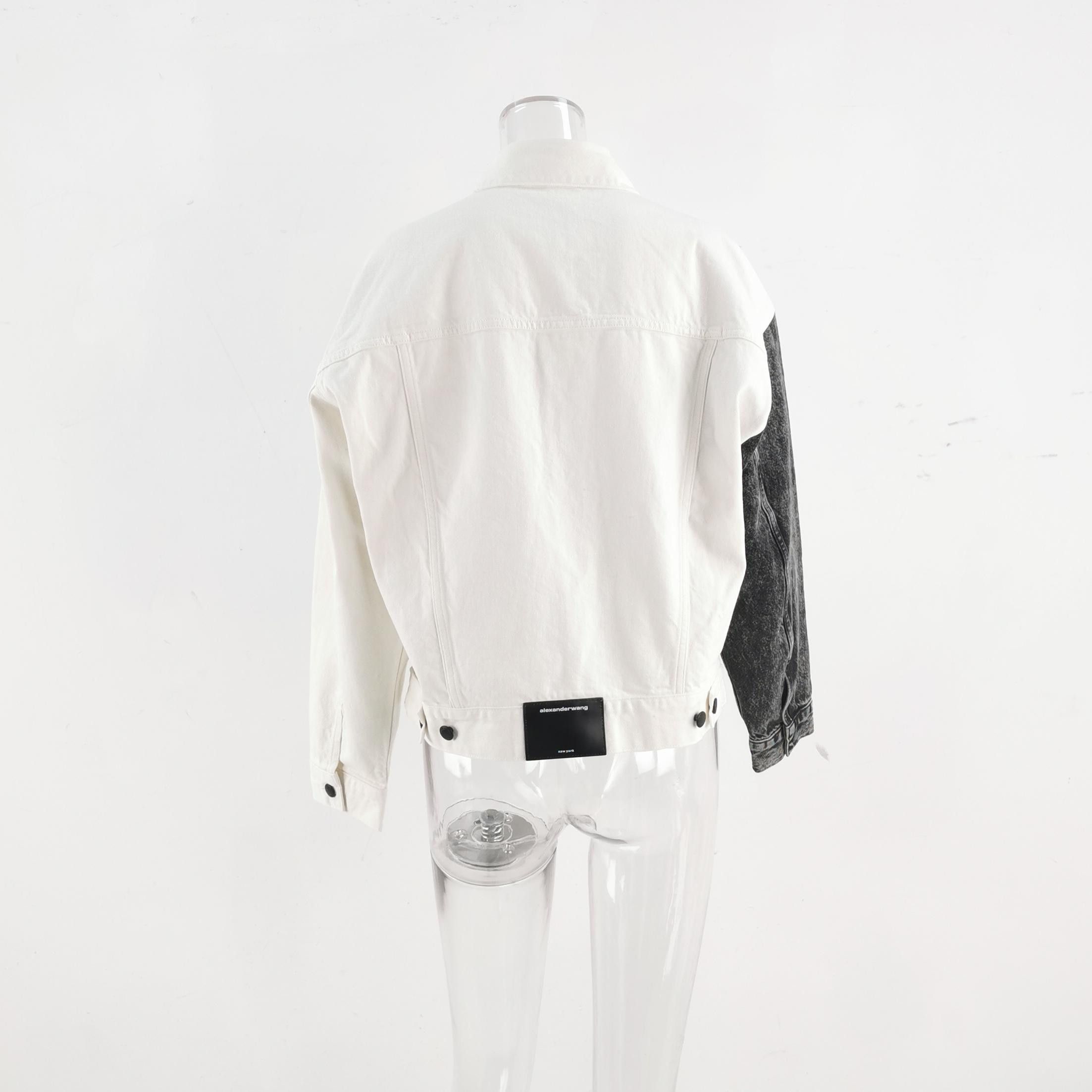 Alexander Wang Two-Tone Denim Jacket in Multi Size US S / EU 44-46 / 1 - 3 Thumbnail
