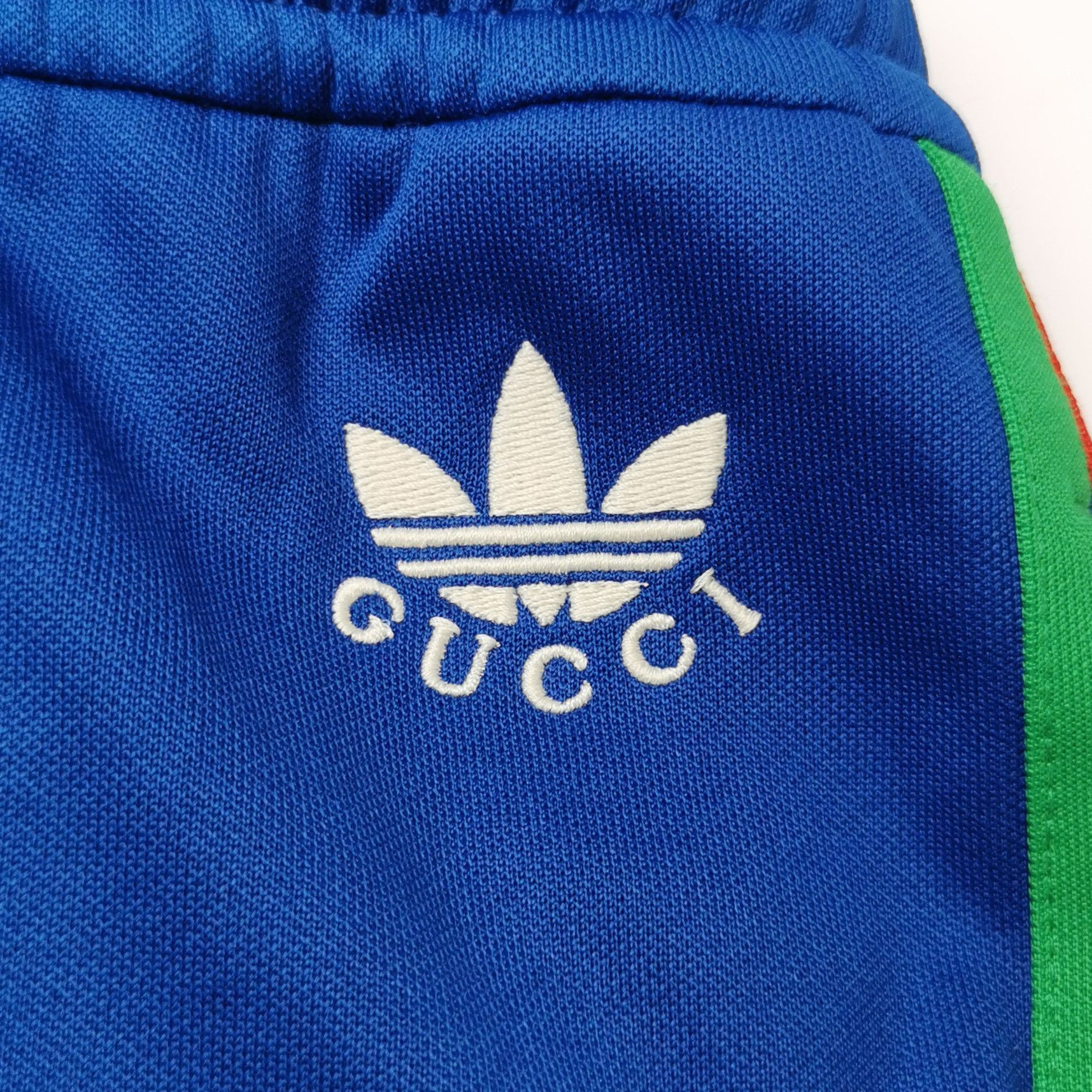 Gucci Blue Logo Stripe Joggers in Excellent Condition Size US 28 / EU 44 - 3 Thumbnail