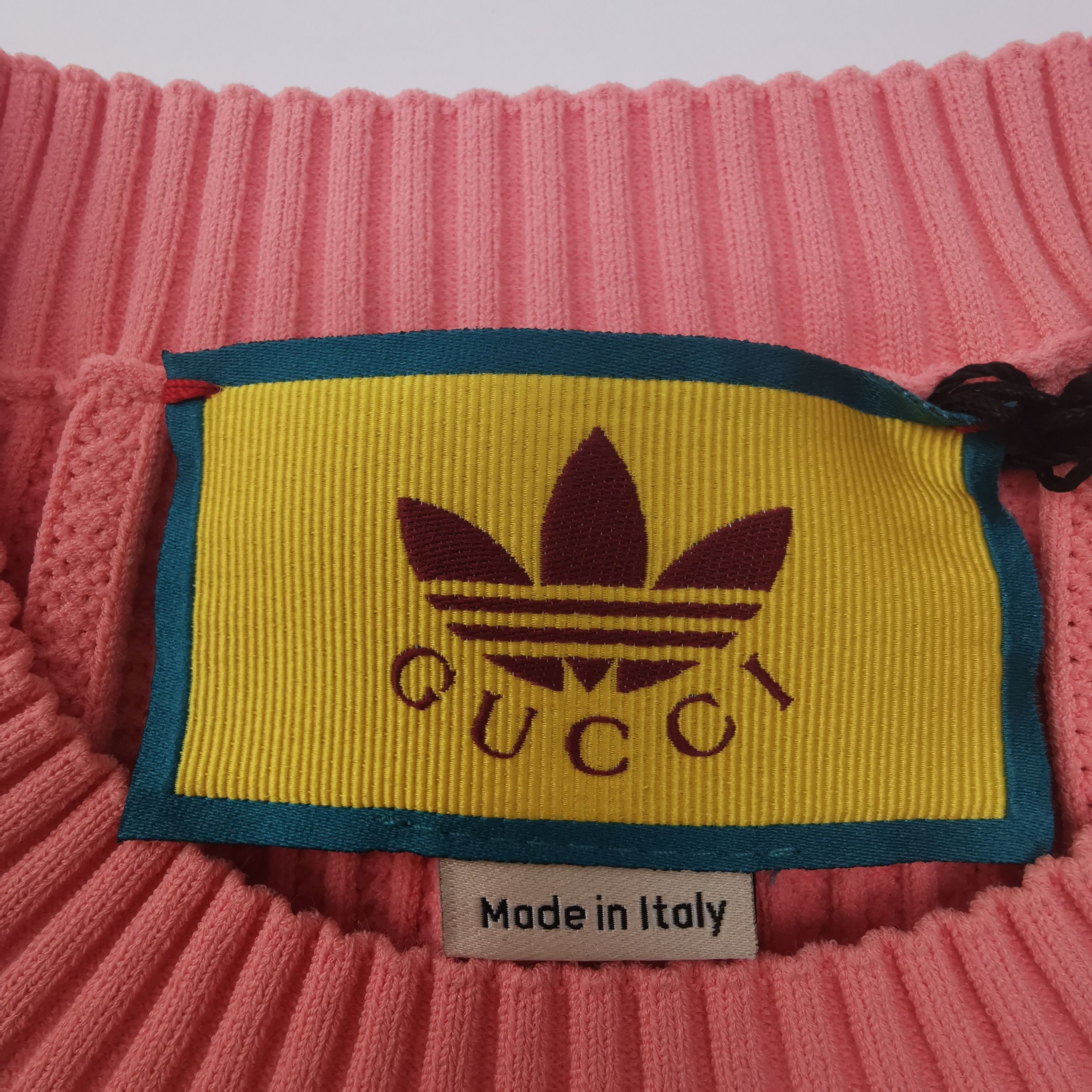 Gucci Pink Logo Knit Sweater Size US M / EU 48-50 / 2 - 6 Thumbnail