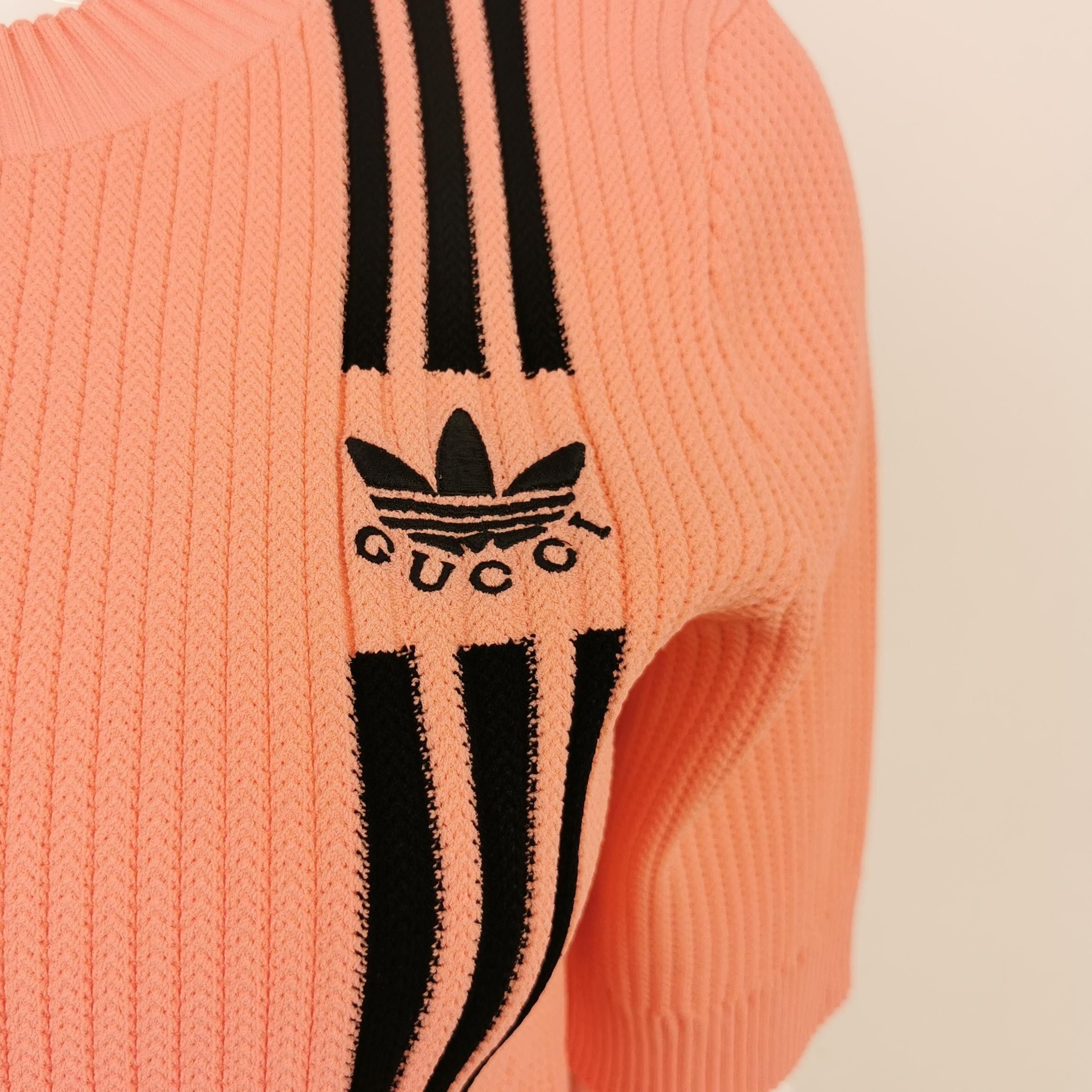Gucci Pink Logo Knit Sweater Size US M / EU 48-50 / 2 - 3 Thumbnail