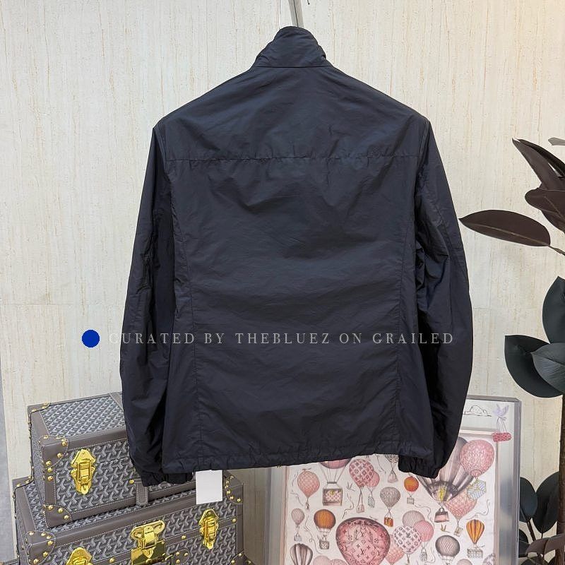 Prada Zip-Up Logo Jacket in Black Size US L / EU 52-54 / 3 - 2 Thumbnail