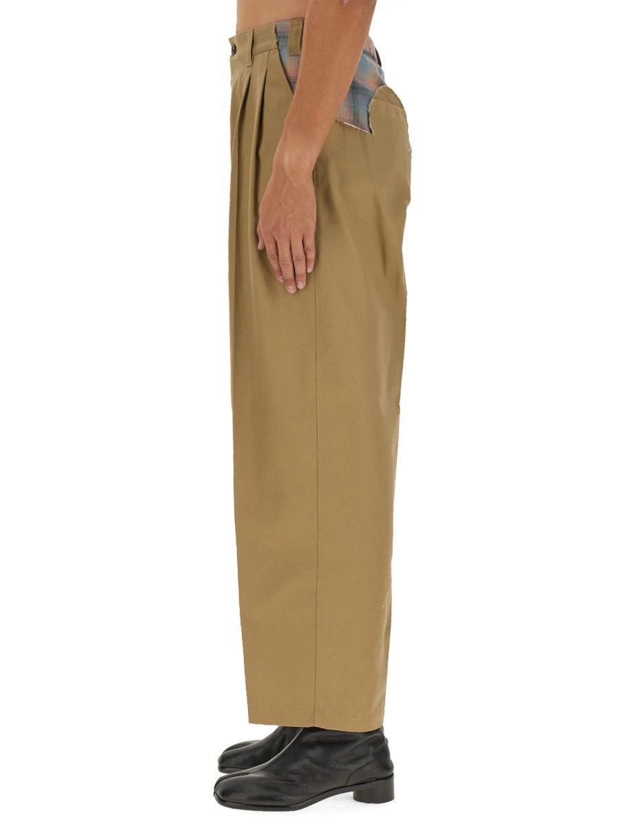 Maison Margiela MAISON MARGIELA WOOL PANTS - BEIGE (IT 44) Size US 44 / EU 60 - 4 Thumbnail