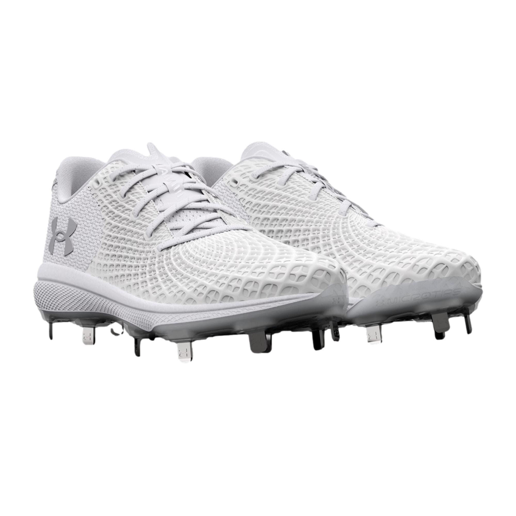 Under Armour Glyde 2.0 Metal White / Silver 3026601-100 Size US 6 / IT 36 - 4 Thumbnail