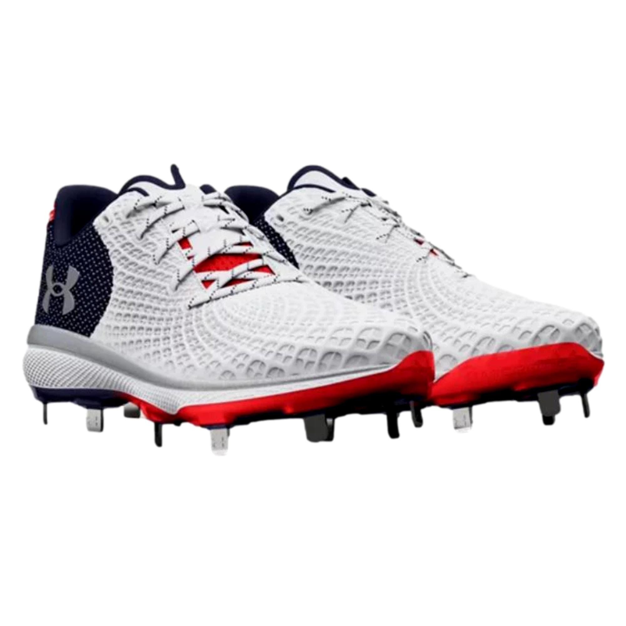 Under Armour Glyde 2.0 Metal LE White / Navy 3026602-100 Size US 6 / IT 36 - 3 Thumbnail