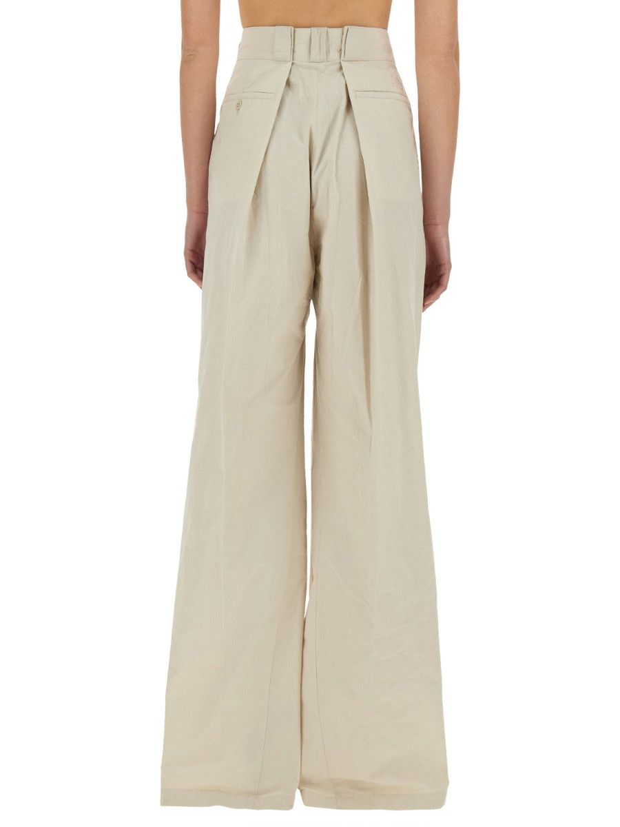 Maison Margiela MAISON MARGIELA PANTS WITH PLEATS - IVORY (IT 40) Size 40" / US 18 - 3 Thumbnail