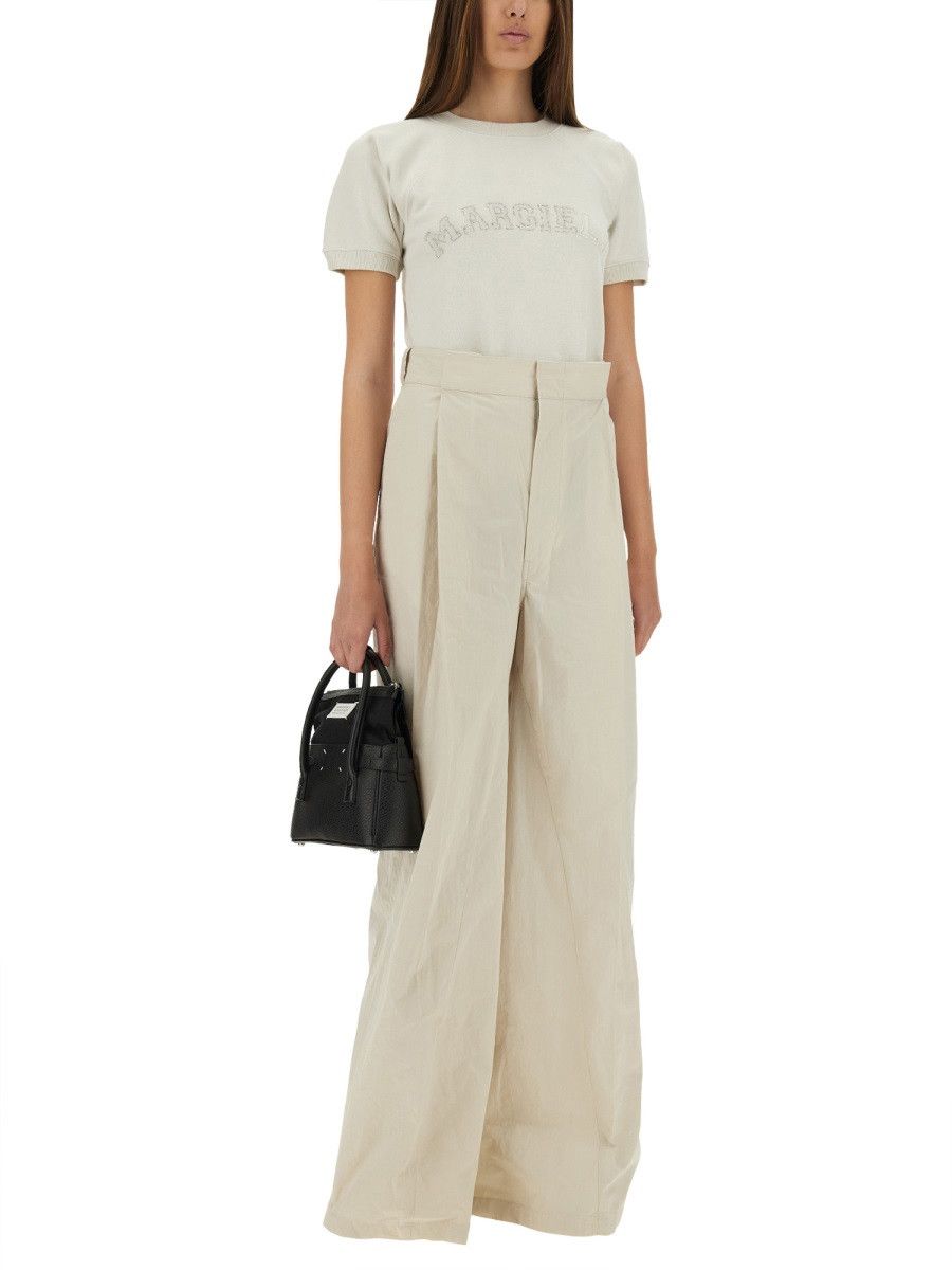 Maison Margiela MAISON MARGIELA PANTS WITH PLEATS - IVORY (IT 40) Size 40" / US 18 - 2 Thumbnail