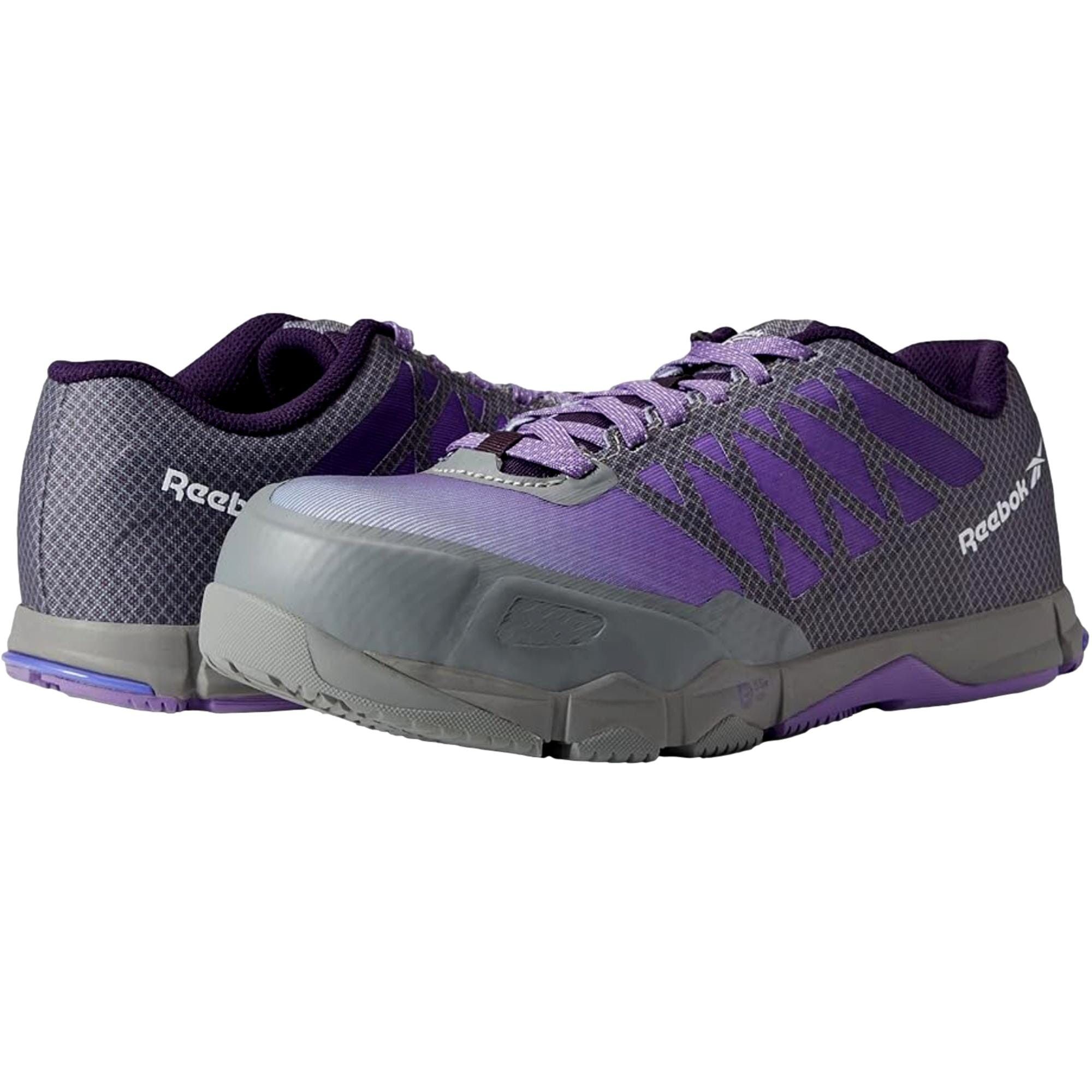Reebok Speed TR Work EH Comp Toe Grey/Purple RB451 Size US 6.5 / IT 36.5 - 4 Thumbnail