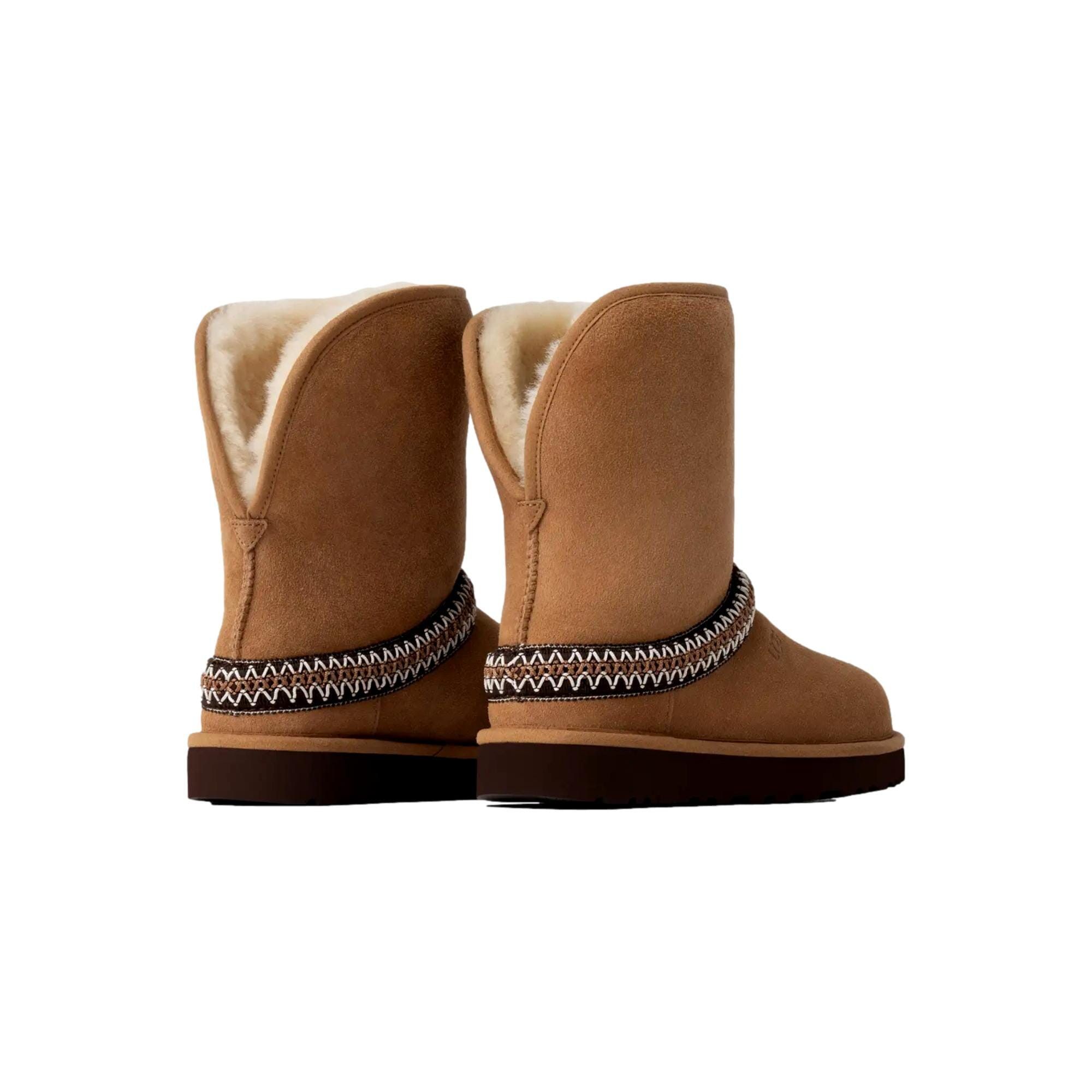 Ugg Classic Short Crescent Chestnut 1161770-CHE Size US 7 / IT 37 - 3 Thumbnail