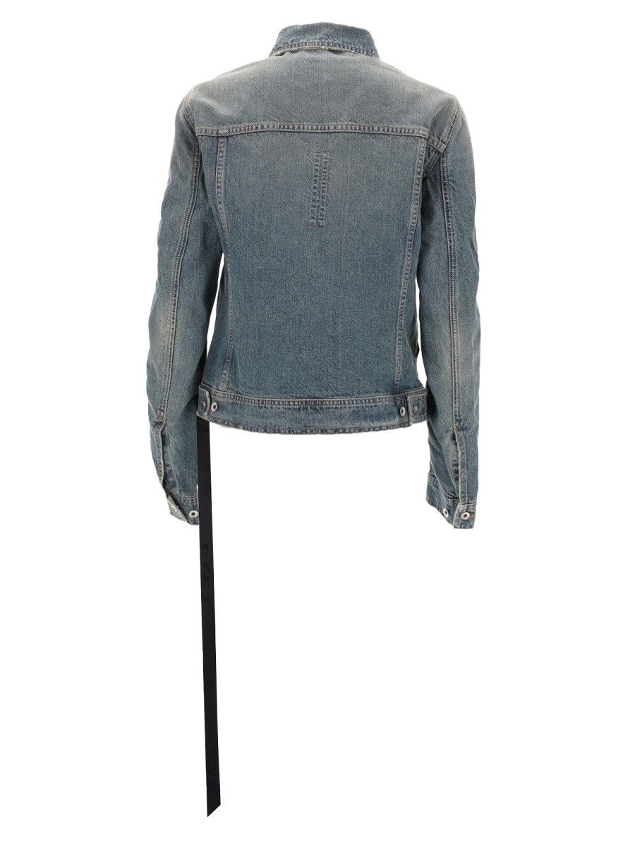 Rick Owens Drkshdw RICK OWENS DRKSHDW DENIM JACKET - BLUE Size M / US 6-8 / IT 42-44 - 2 Thumbnail