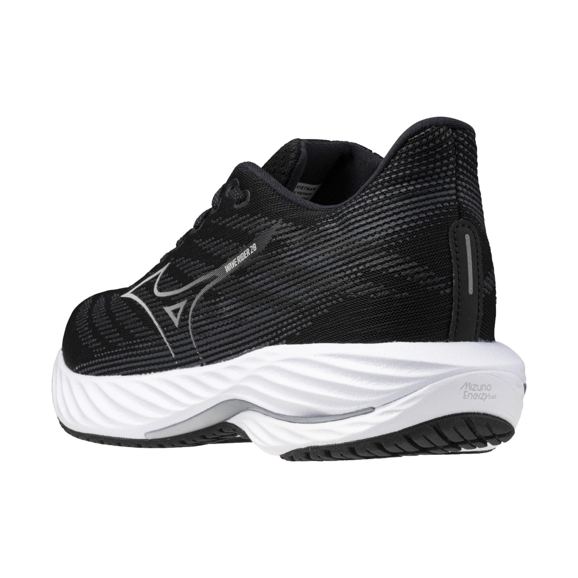 Mizuno Wave Rider 28 Black / Harbor Mist J1GD240622 Size US 7 / IT 37 - 3 Thumbnail