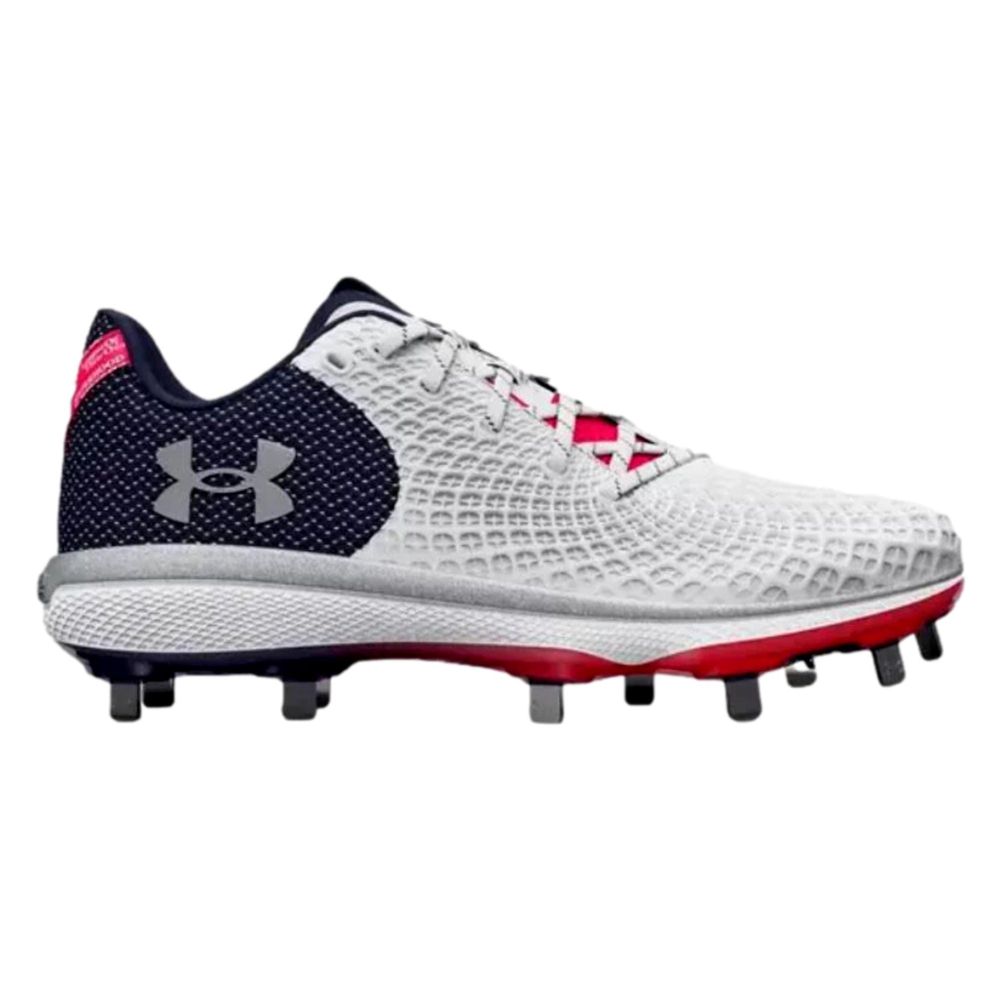 Under Armour Glyde 2.0 Metal LE White / Navy 3026602-100 Size US 7 / IT 37 - 2 Thumbnail