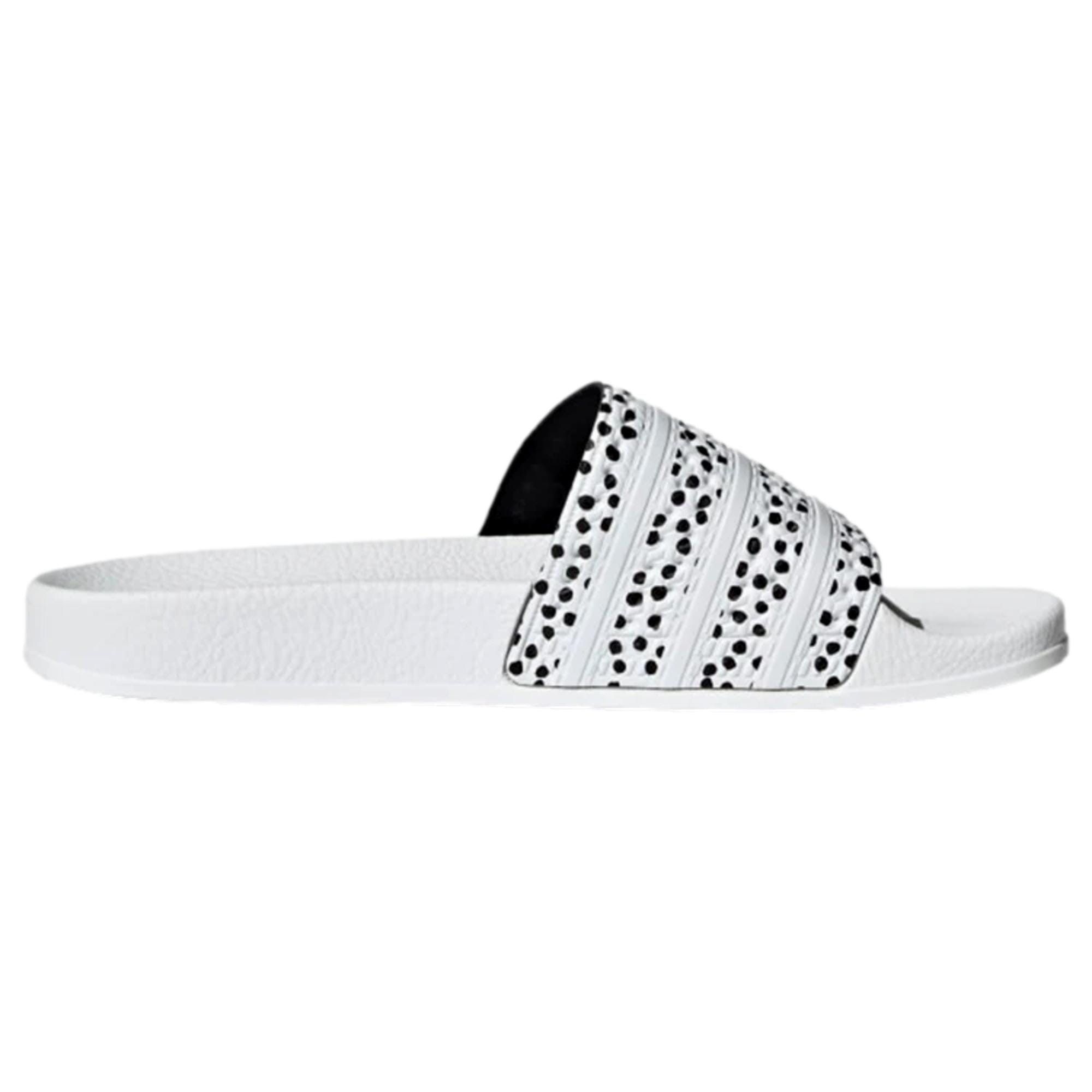 Adidas AdiIette White / Core Black / Footwear White FX5922 Size US 7 / IT 37 - 2 Thumbnail