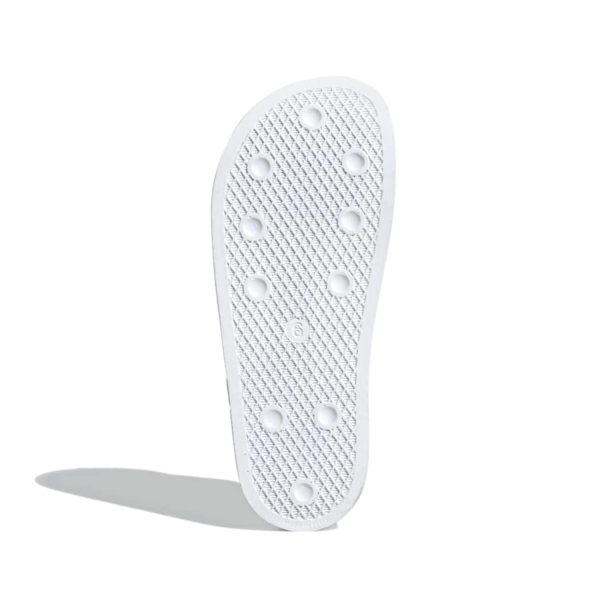 Adidas Adilette Floral Slides White / White / White H00142 Size US 7 / IT 37 - 3 Thumbnail