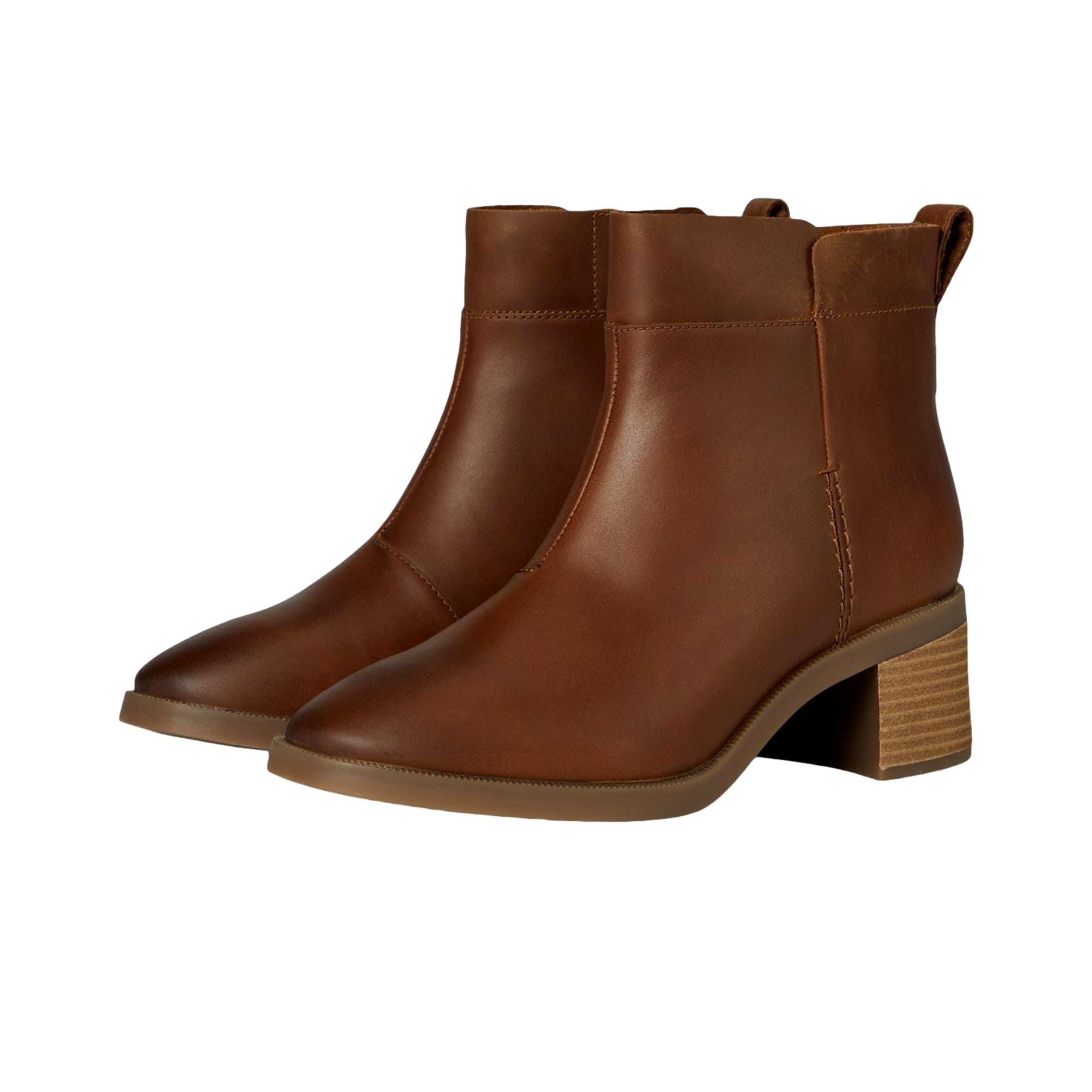 Clarks Lileigh Charm Tan Oily Leather 26179634 Size US 7.5 / IT 37.5 - 2 Thumbnail