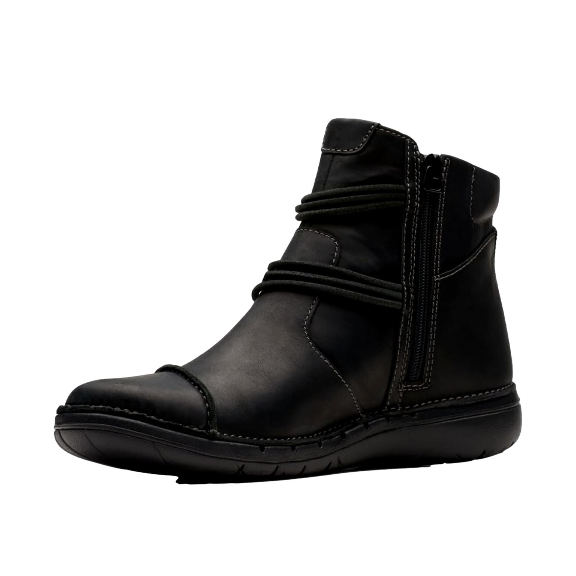 Clarks Un Loop Up Black 26174973 Size US 7.5 / IT 37.5 - 2 Thumbnail