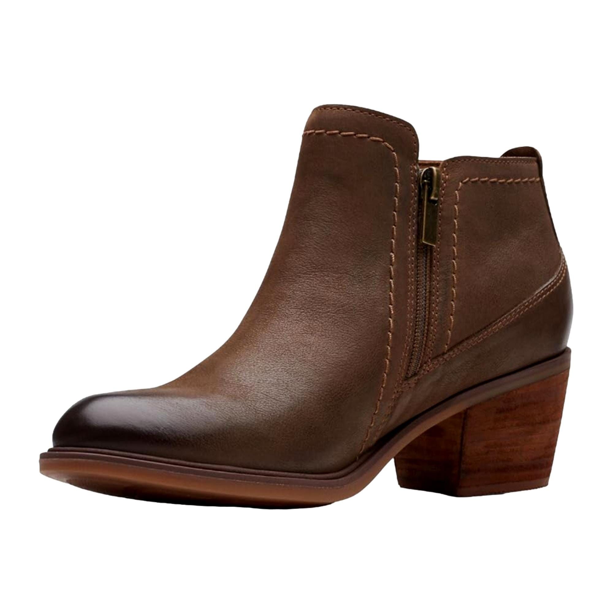 Clarks Neva Lo Dark Tan 26175258 Size US 7.5 / IT 37.5 - 2 Thumbnail