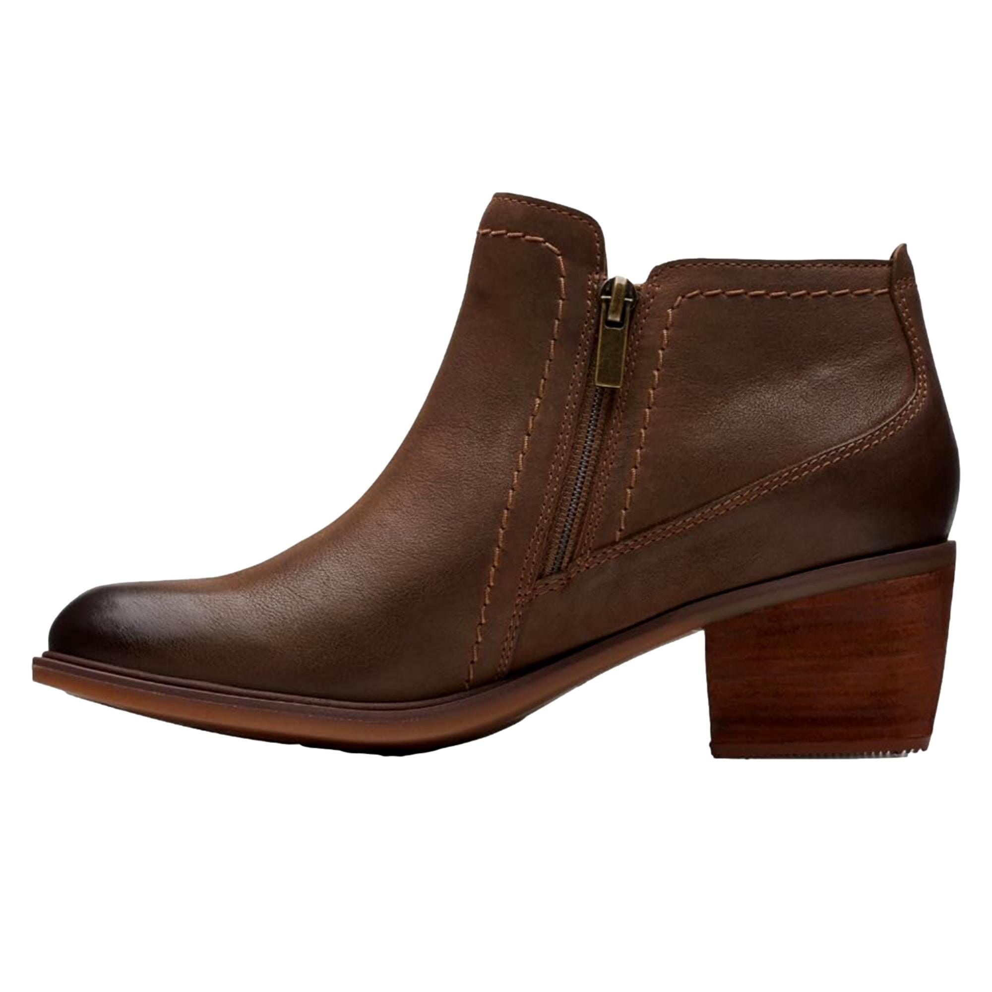 Clarks Neva Lo Dark Tan 26175258 Size US 7.5 / IT 37.5 - 4 Thumbnail