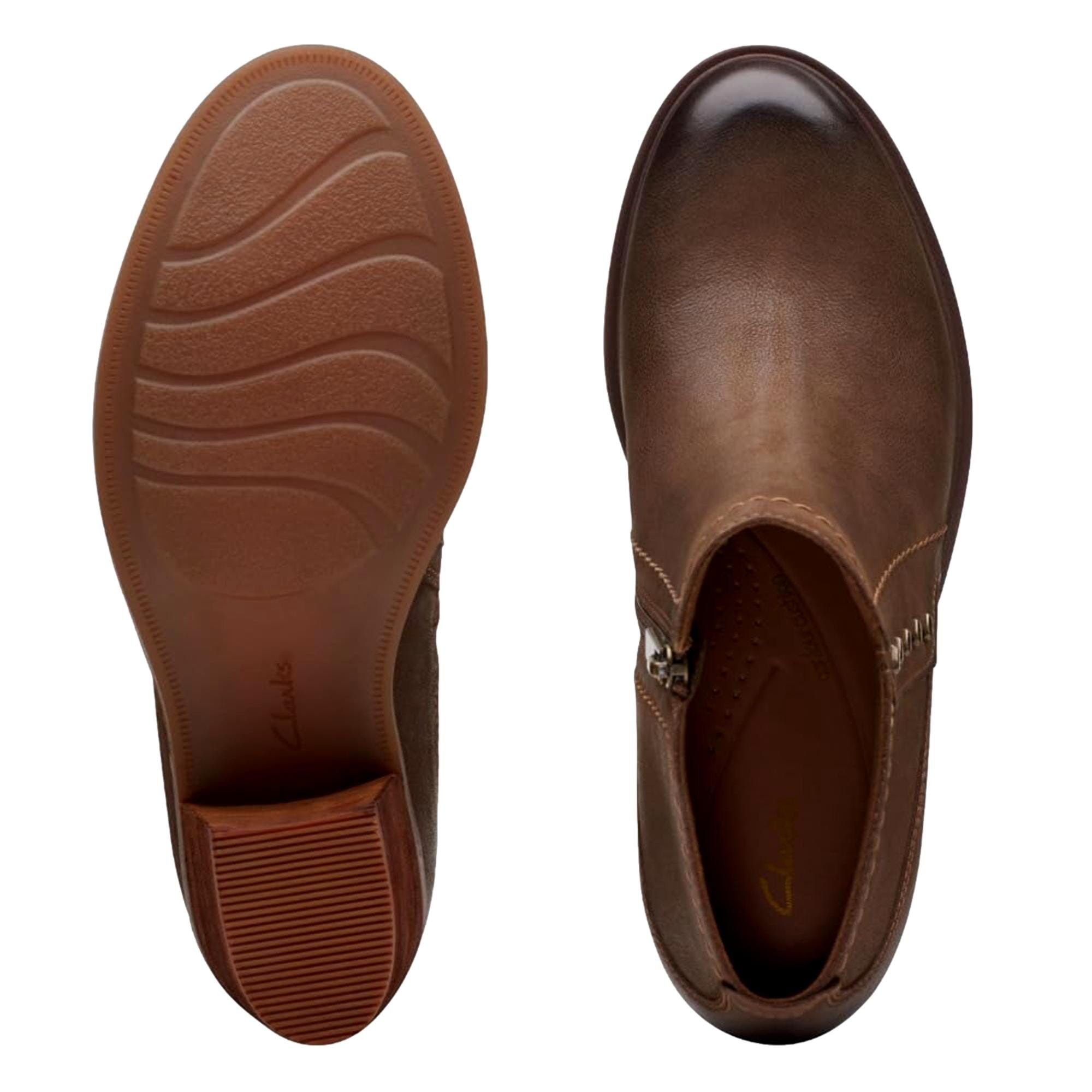Clarks Neva Lo Dark Tan 26175258 Size US 7.5 / IT 37.5 - 3 Thumbnail
