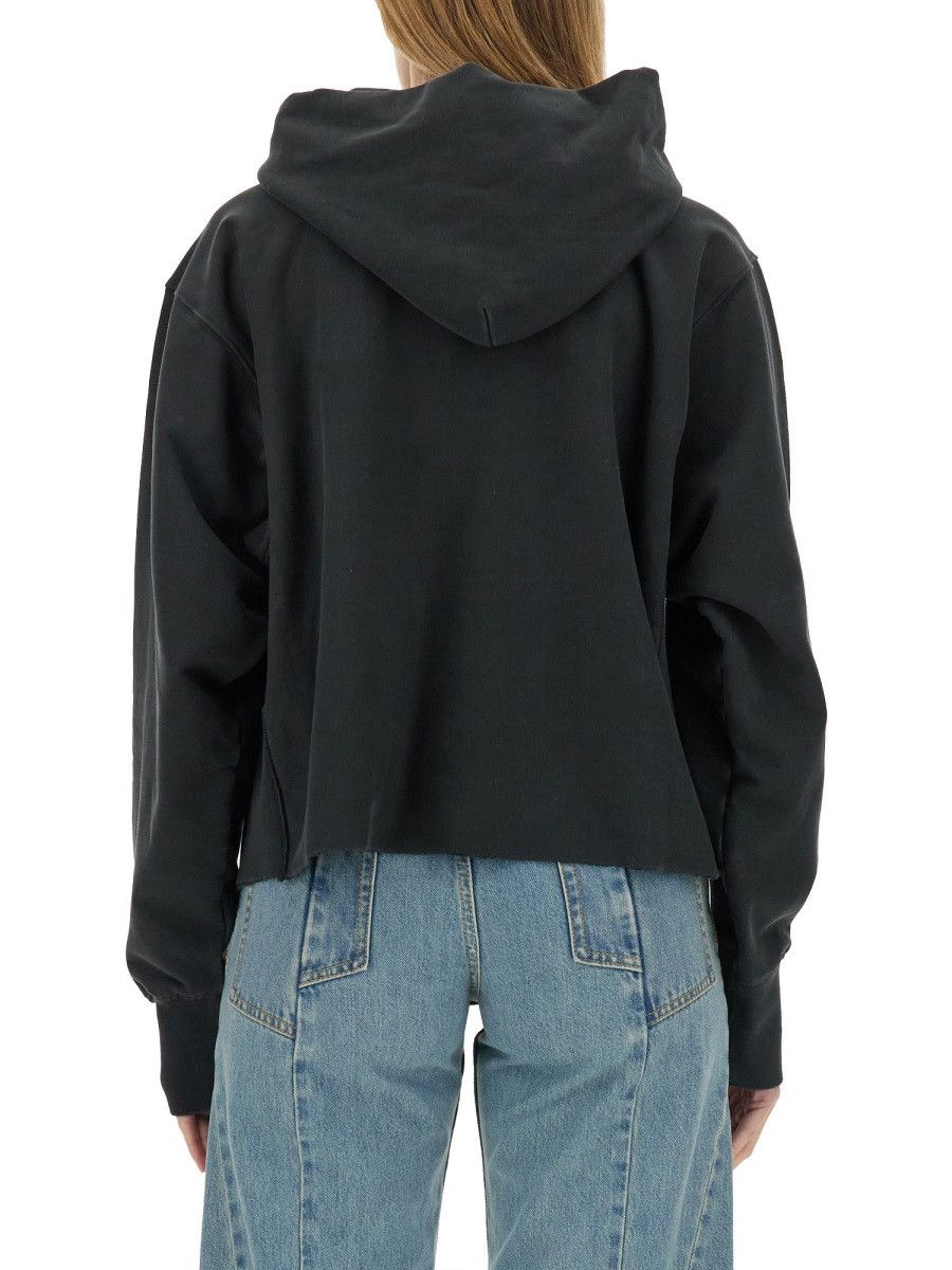 Maison Margiela MAISON MARGIELA COTTON SWEATSHIRT - BLACK Size L / US 10 / IT 46 - 3 Thumbnail