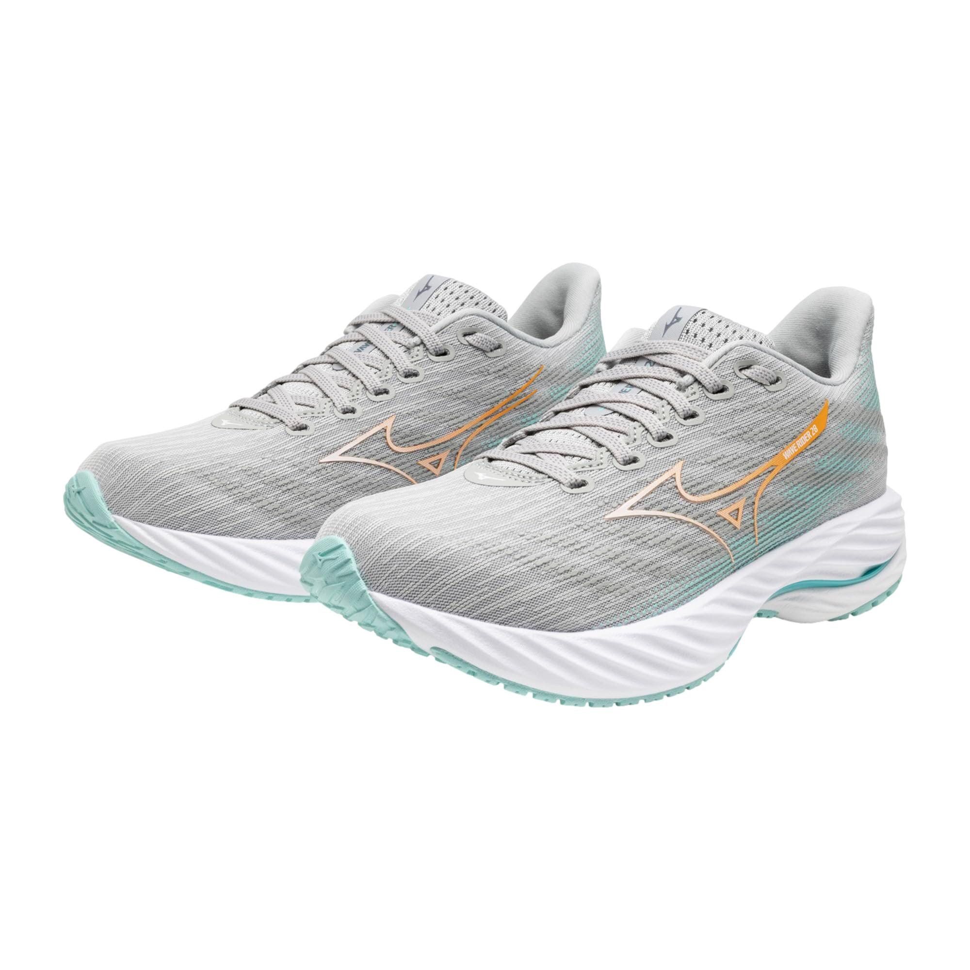 Mizuno Wave Rider 28 Harbor Mist / White J1GD240372 Size US 7.5 / IT 37.5 - 2 Thumbnail