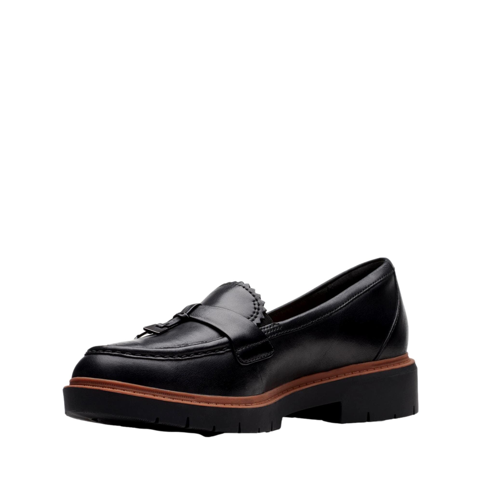 Clarks Westlynn Bella Black Leather 26174456 Size US 7.5 / IT 37.5 - 2 Thumbnail