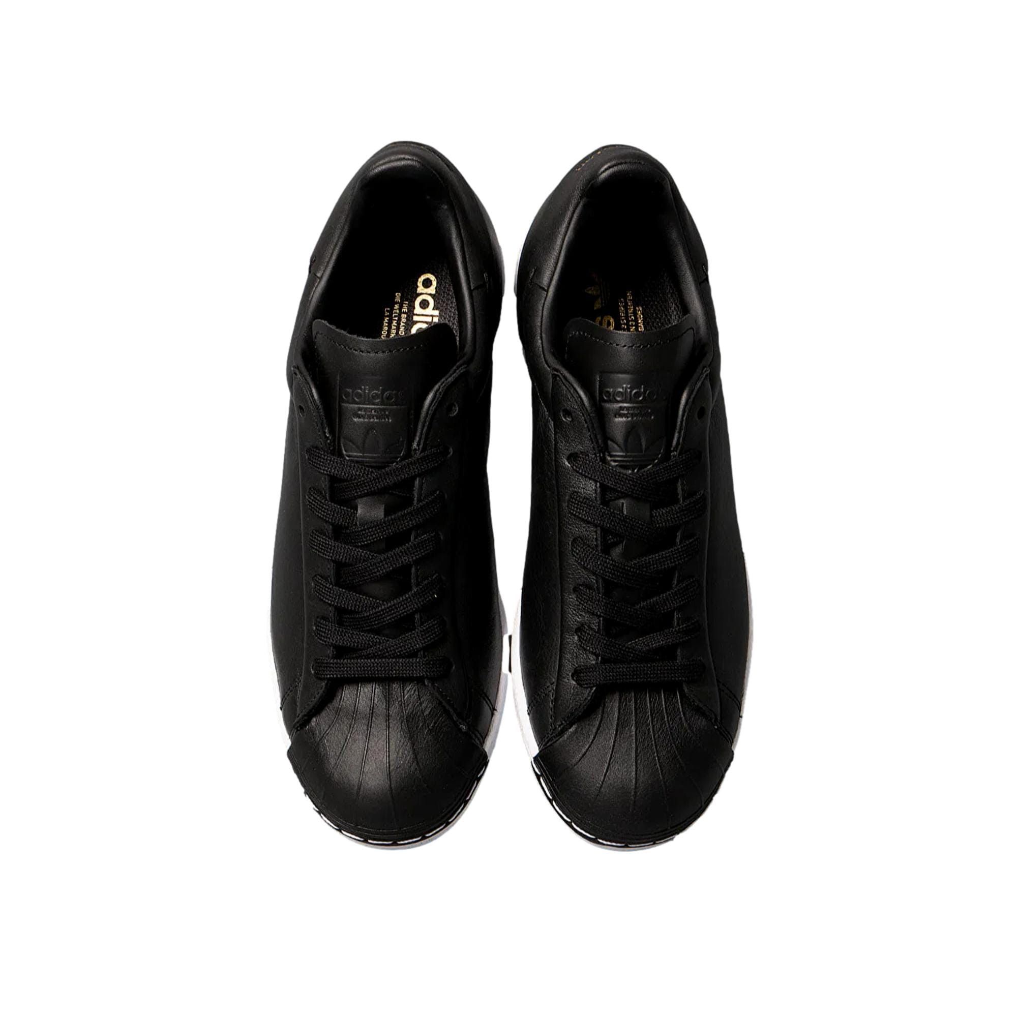 Adidas Superstar Pure Leather Black / White / Gold FV3353 Size US 7.5 / IT 37.5 - 3 Thumbnail