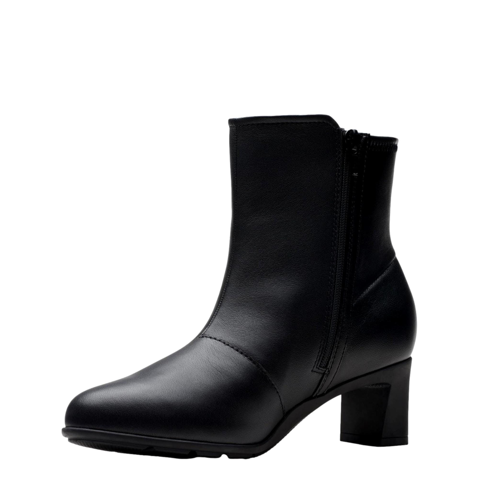 Clarks Neiley Jane Black Leather 26175177 Size US 8 / IT 38 - 3 Thumbnail
