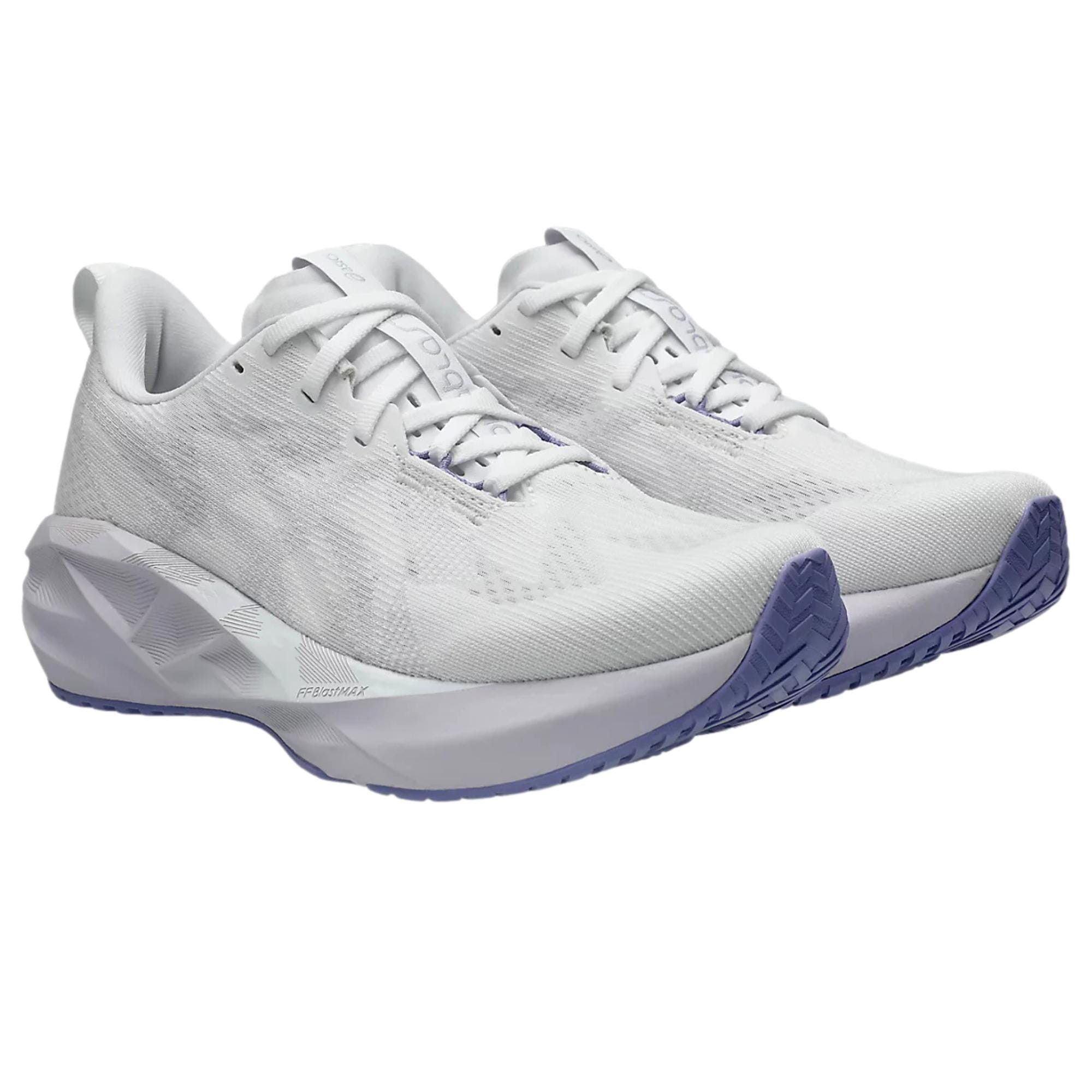 Asics Novablast 5 White / Lilac Hint 1012B765-103 Size US 8 / IT 38 - 3 Thumbnail