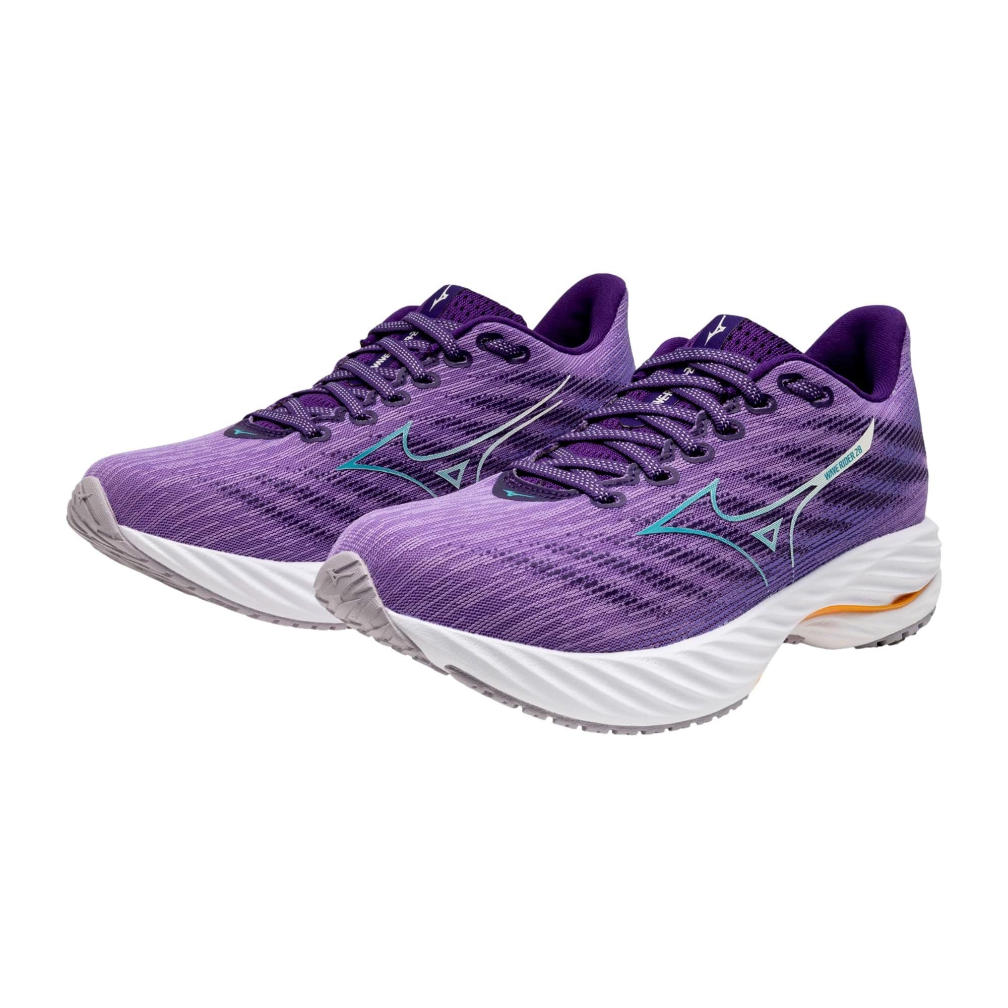 Mizuno Wave Rider 28 Paisley Purple / Ceramic J1GD240373 Size US 8 / IT 38 - 3 Thumbnail