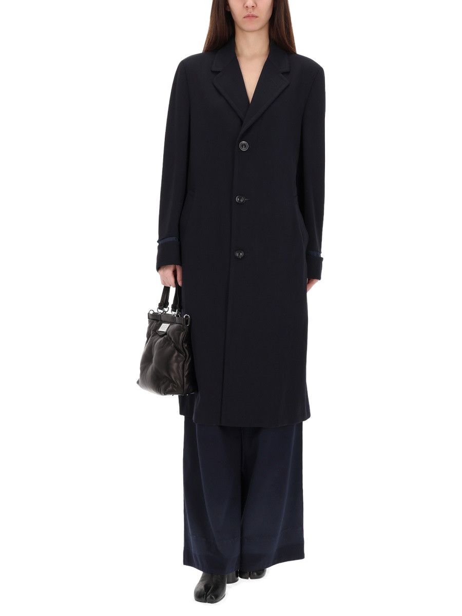 Maison Margiela MAISON MARGIELA WOOL COAT - BLUE (IT 42) Size M / US 6-8 / IT 42-44 - 2 Thumbnail