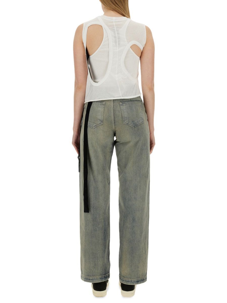 Rick Owens Drkshdw RICK OWENS DRKSHDW TOP CUT OUT - WHITE Size XS / US 0-2 / IT 36-38 - 3 Thumbnail