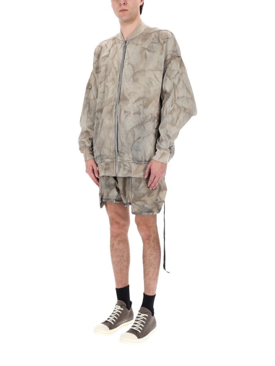 Rick Owens Drkshdw RICK OWENS DRKSHDW BOMBER "JUMBO FLIGHT" - BEIGE Size US L / EU 52-54 / 3 - 2 Thumbnail