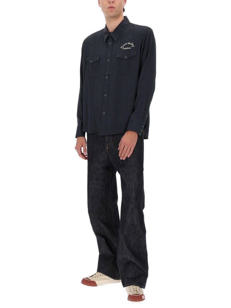 Visvim VISVIM "FOUR CORNERS" SHIRT - BLACK (NUMERIC 2) Size US M / EU 48-50 / 2 - 2 Thumbnail