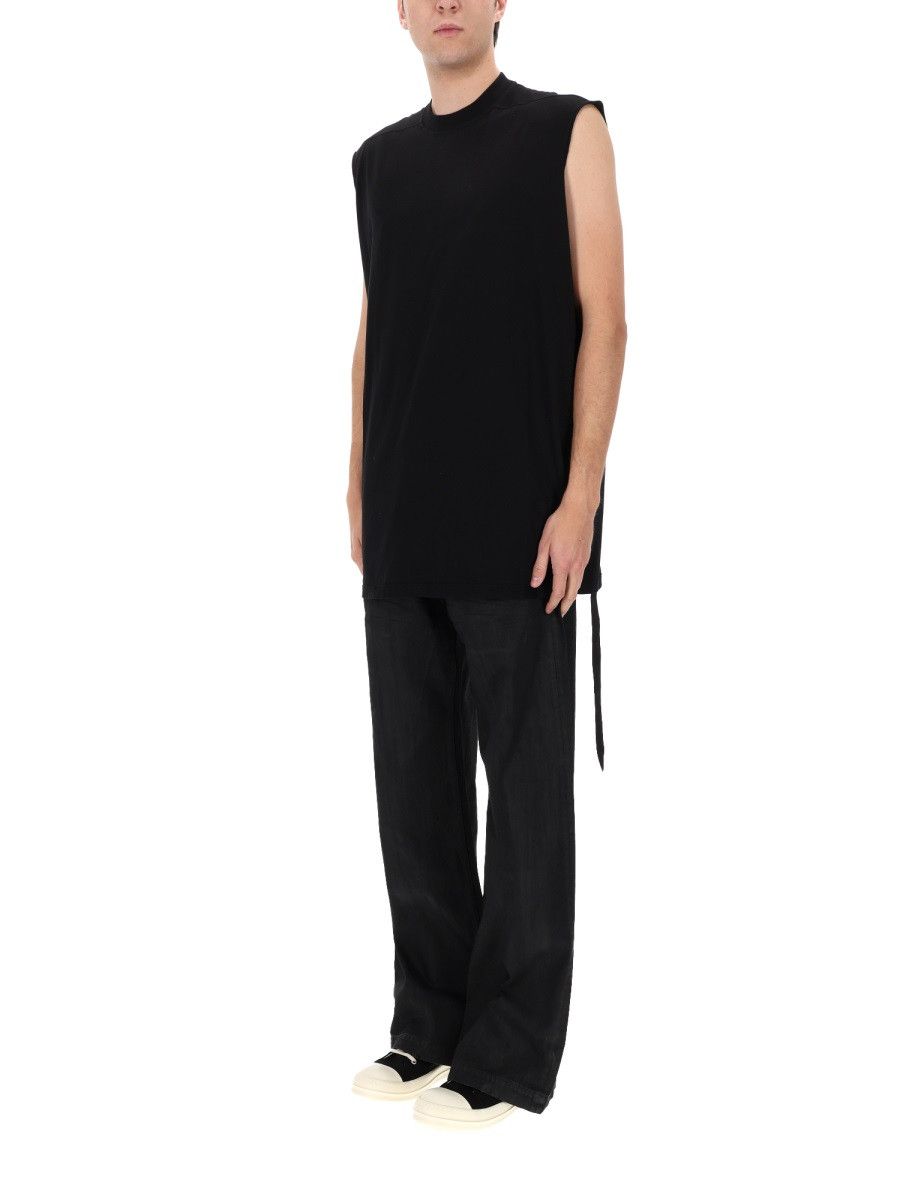 Rick Owens Drkshdw RICK OWENS DRKSHDW "TARP-T" T-SHIRT - BLACK Size US M / EU 48-50 / 2 - 2 Thumbnail