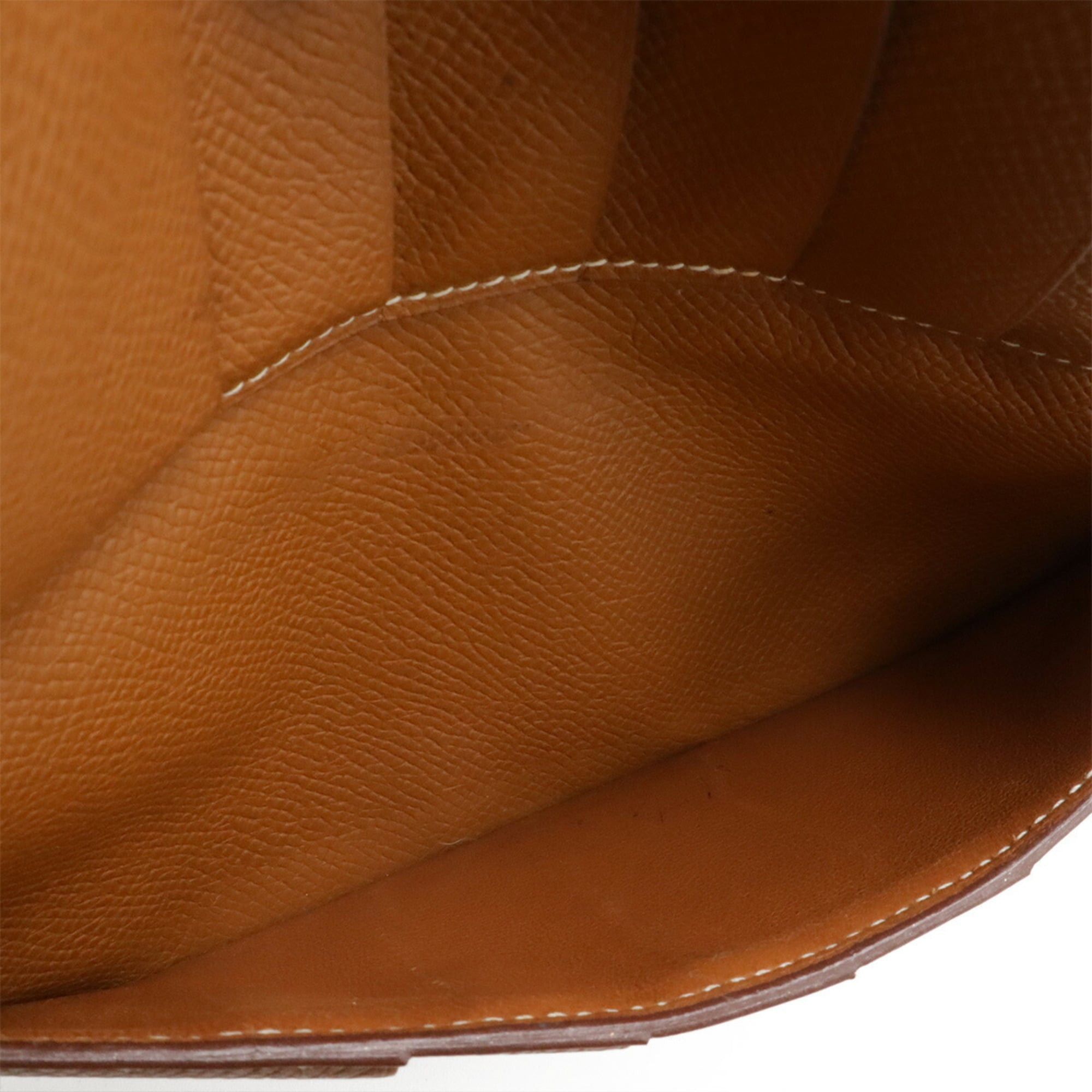 Hermes HERMES Bearn 2PLIS Tri-fold Long Wallet, Veau Epsom Leather, Gold, Camel, Brown, □J Stamp Size ONE SIZE - 9 Thumbnail
