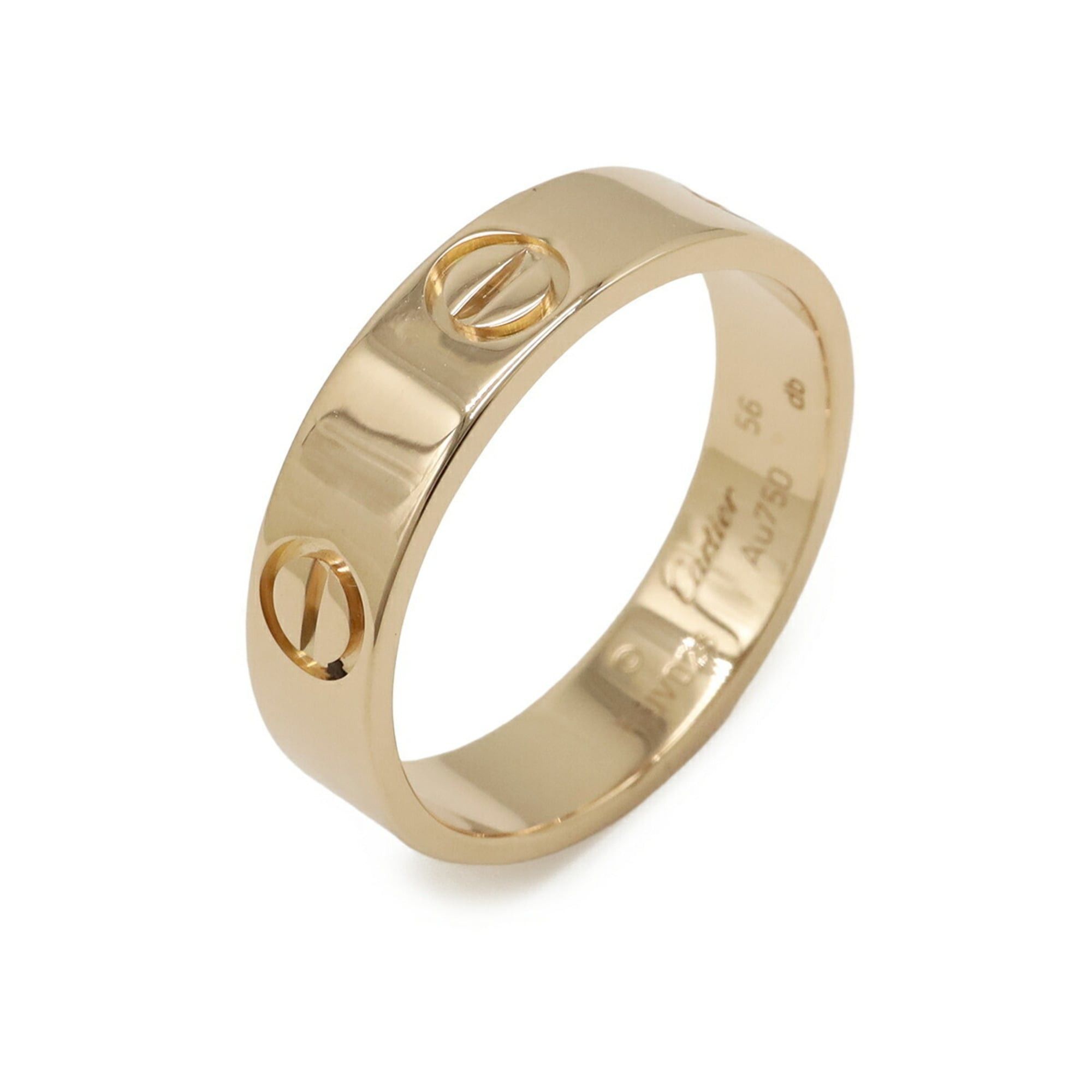 Cartier Cartier Love Ring, 18K Pink Gold, Wedding Size #56 (approx. Japanese size 1), B4084800 Size ONE SIZE - 2 Thumbnail