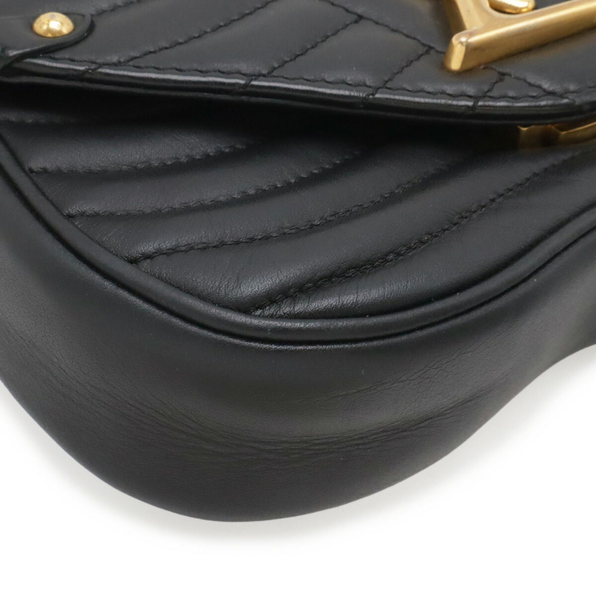 Louis Vuitton Louis Vuitton New Wave Chain Bag PM Shoulder Leather Noir Black M51683 Size ONE SIZE - 4 Thumbnail