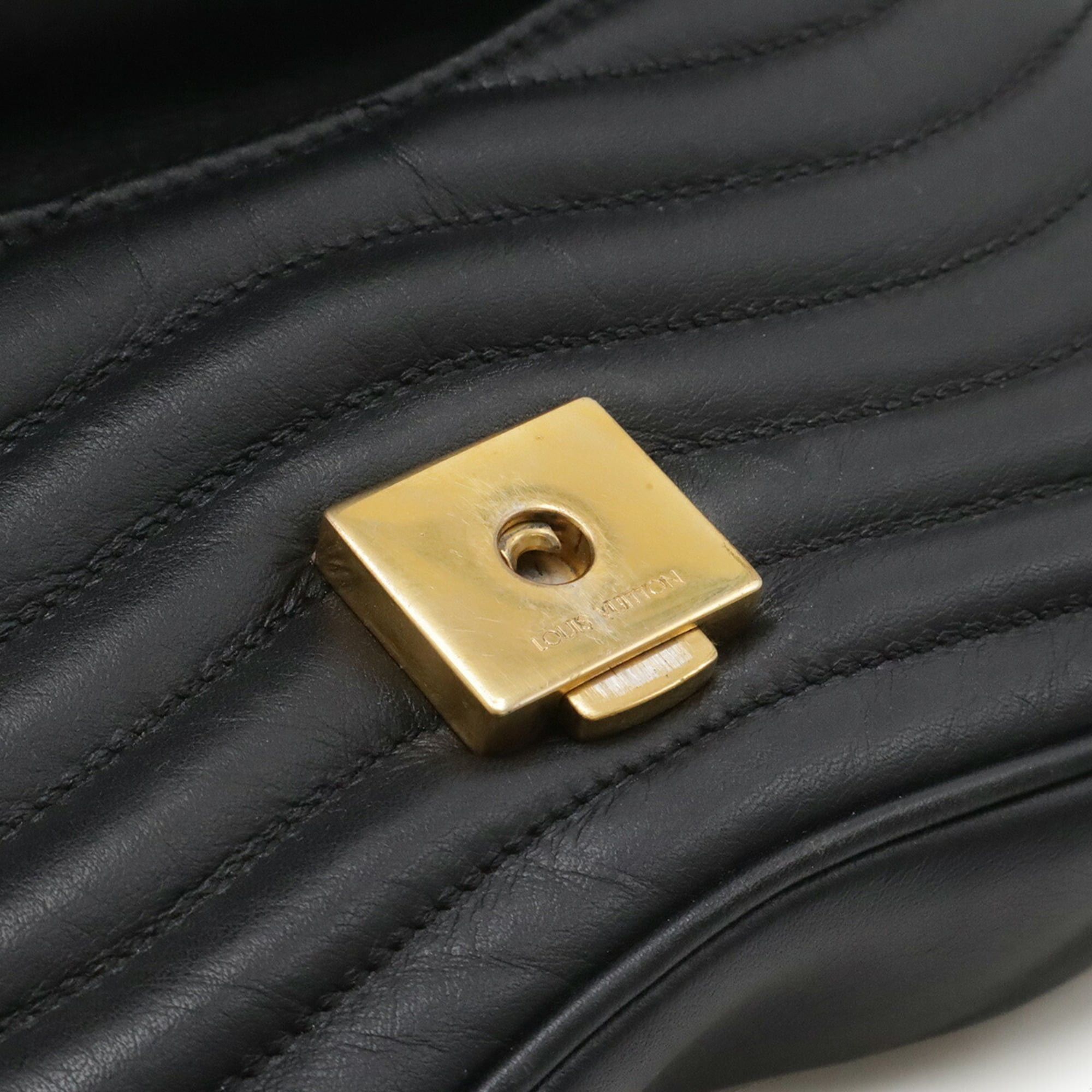 Louis Vuitton Louis Vuitton New Wave Chain Bag PM Shoulder Leather Noir Black M51683 Size ONE SIZE - 10 Thumbnail
