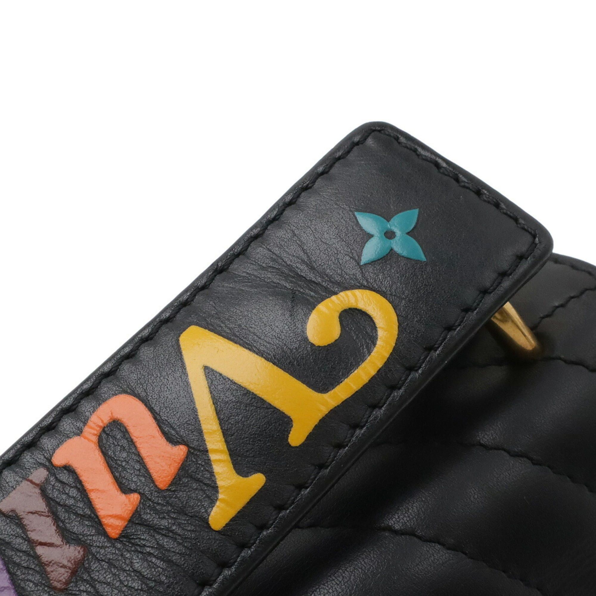 Louis Vuitton Louis Vuitton New Wave Chain Bag PM Shoulder Leather Noir Black M51683 Size ONE SIZE - 5 Thumbnail