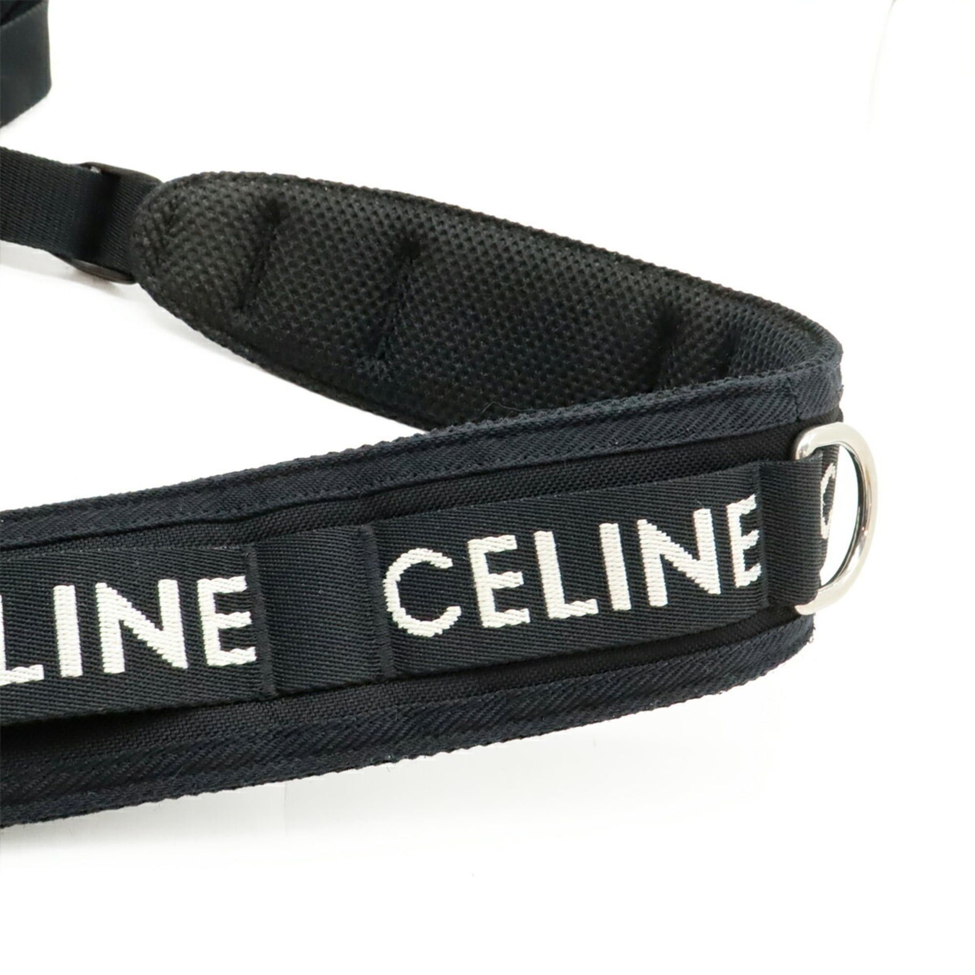 Celine CELINE Medium Trekking Handbag Shoulder Bag Body Crossbody Nylon Black 198692 Size ONE SIZE - 6 Thumbnail