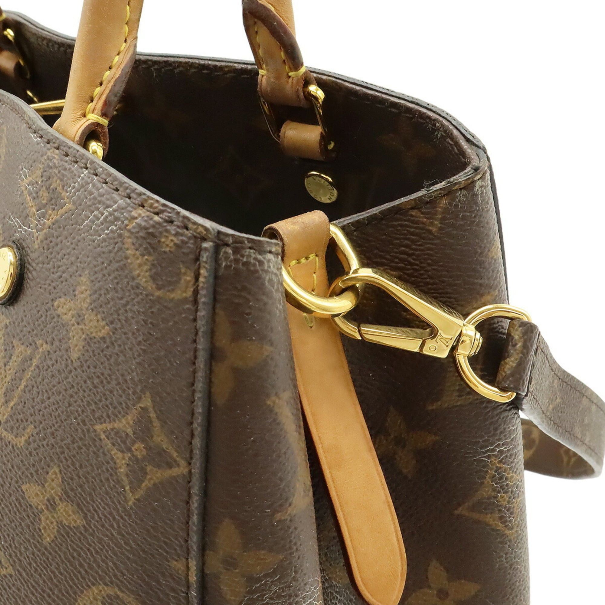 Louis Vuitton LOUIS VUITTON Monogram Montaigne MM Handbag Shoulder Bag M41056 Size ONE SIZE - 8 Thumbnail