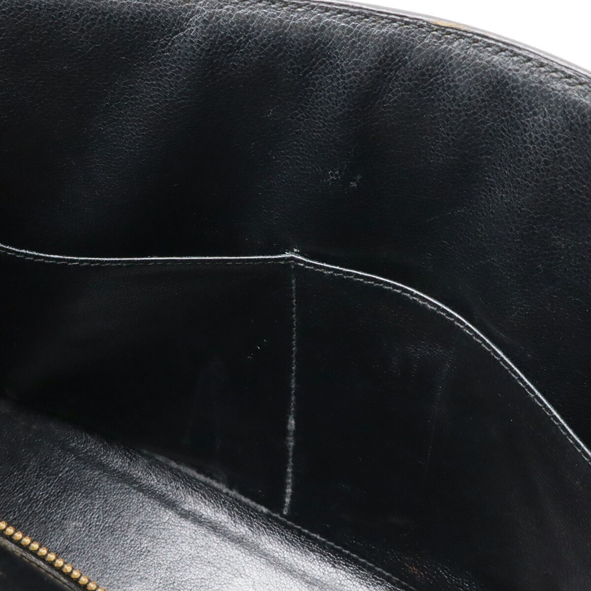 Hermes HERMES Kelly 32 handbag, external stitching, box calf leather, black, with "T" stamp. Size ONE SIZE - 9 Thumbnail