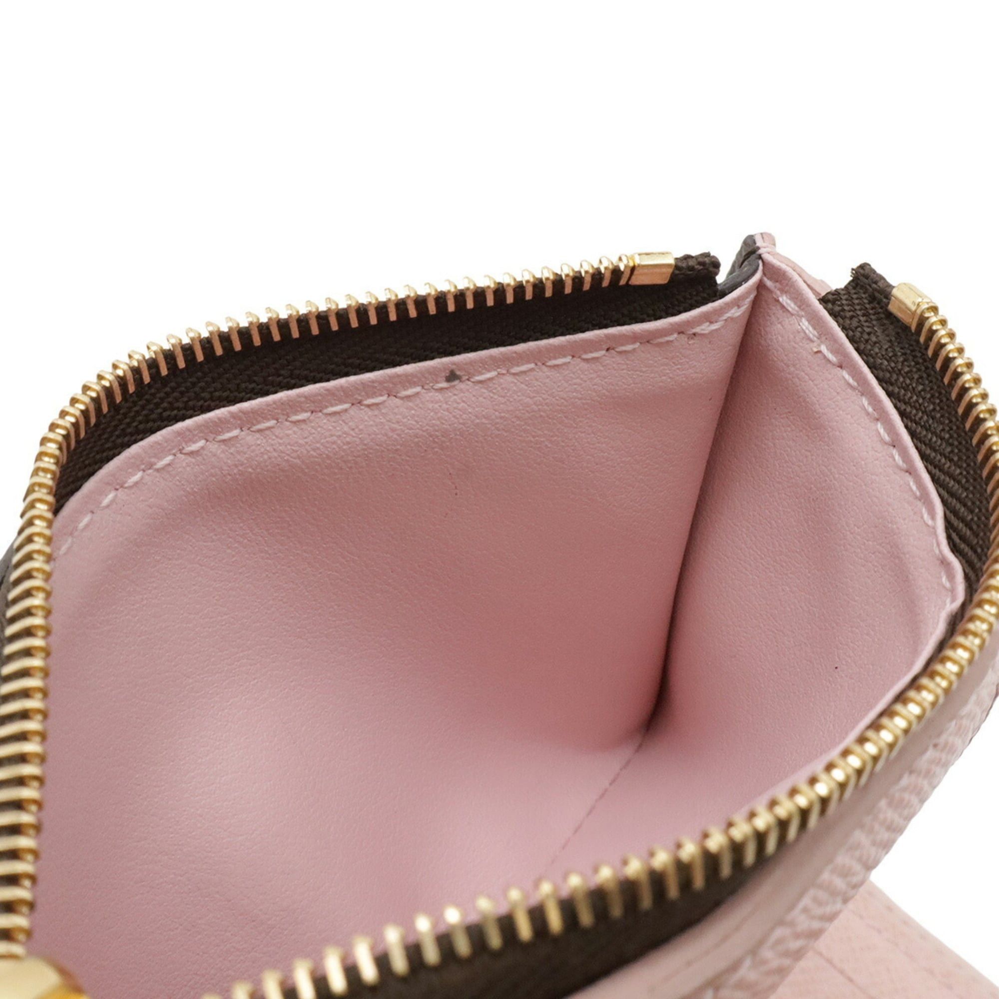Louis Vuitton Louis Vuitton Monogram Portefeuille Victorine Tri-fold Wallet Rose Ballerine Pink M62360 Size ONE SIZE - 8 Thumbnail