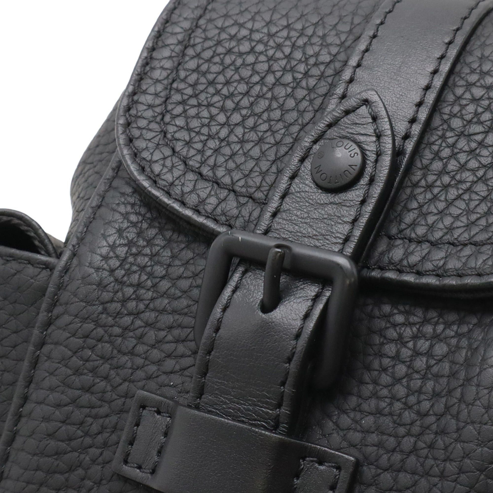 Louis Vuitton Louis Vuitton Taurillon Christopher XS Shoulder Bag Crossbody Sling Leather Noir Black M58495 Size ONE SIZE - 5 Thumbnail