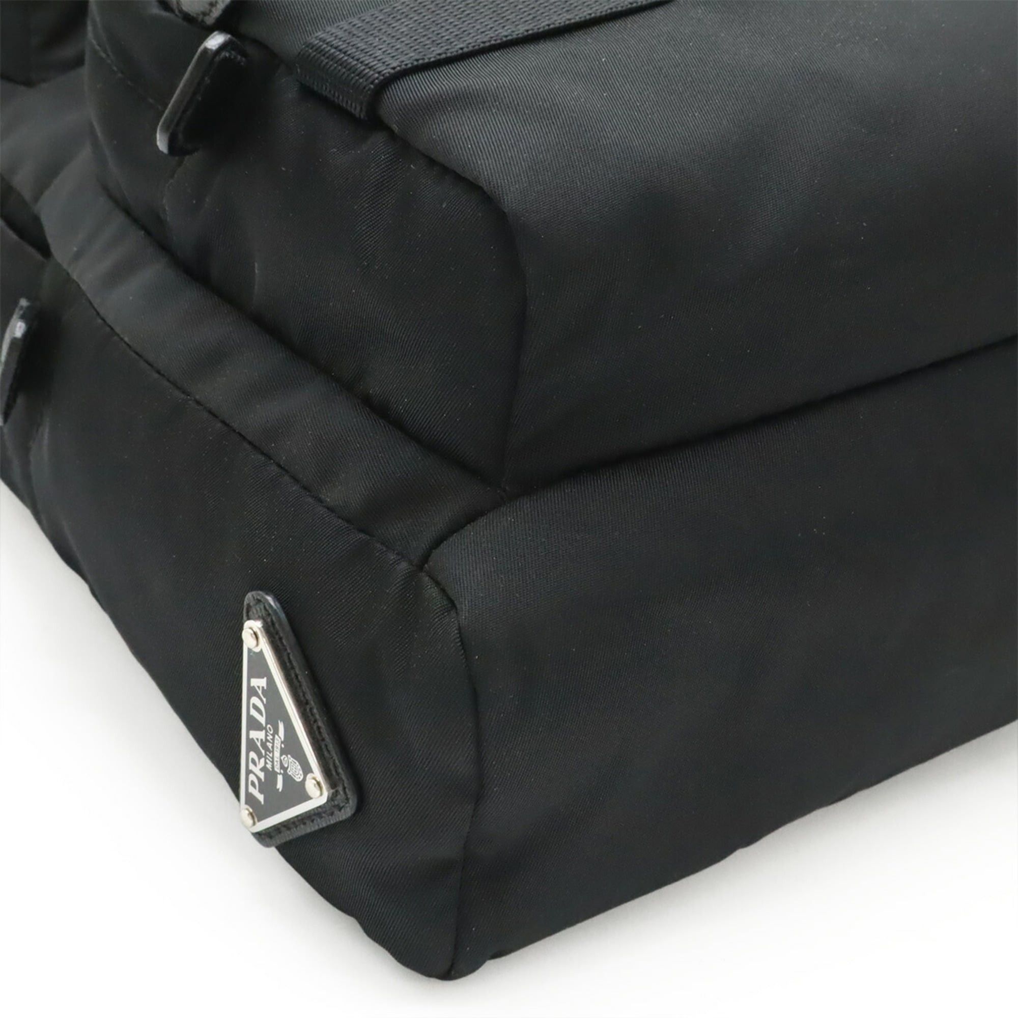 Prada PRADA body bag/shoulder bag, nylon and leather, NERO (black), 2VZ013 Size ONE SIZE - 4 Thumbnail