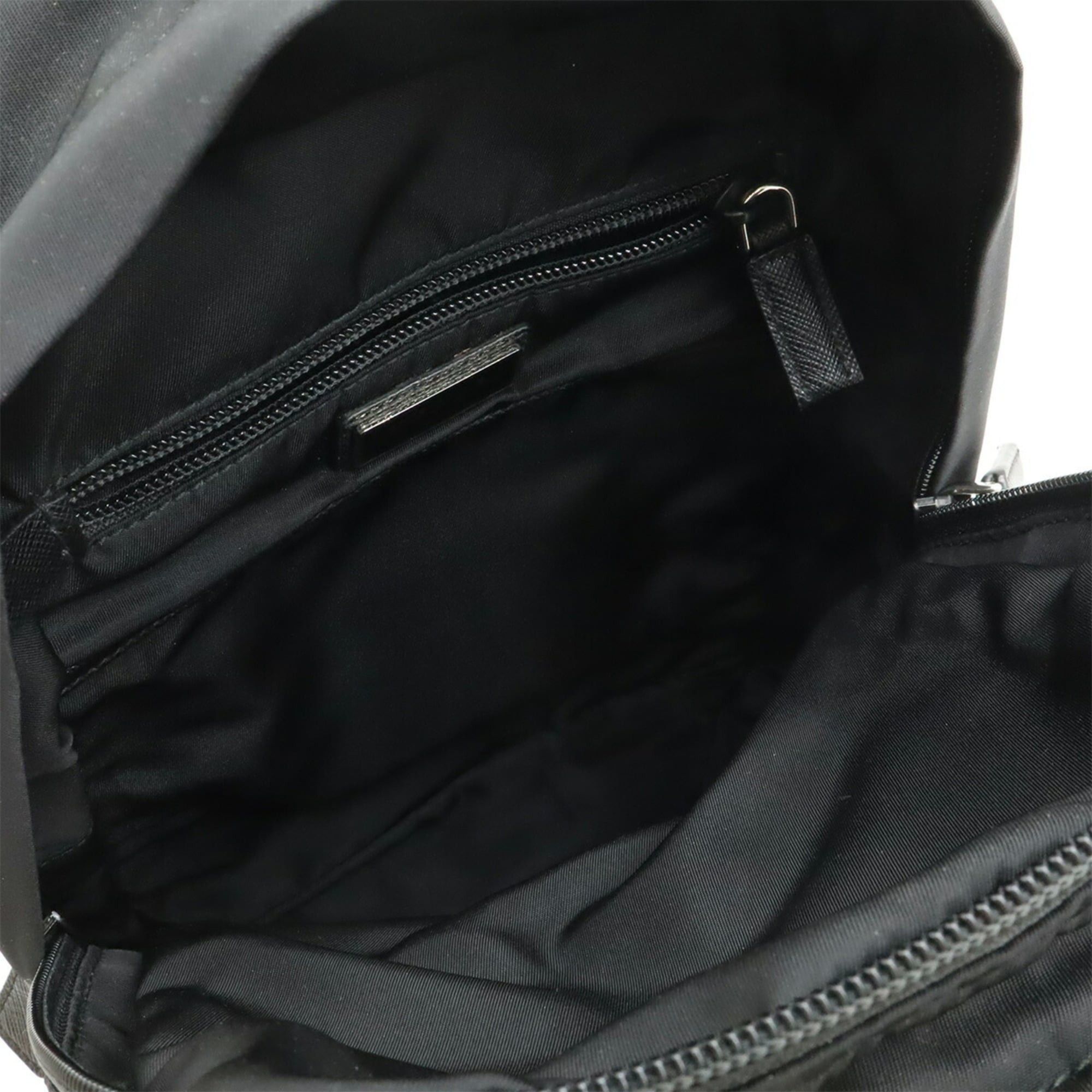 Prada PRADA body bag/shoulder bag, nylon and leather, NERO (black), 2VZ013 Size ONE SIZE - 8 Thumbnail