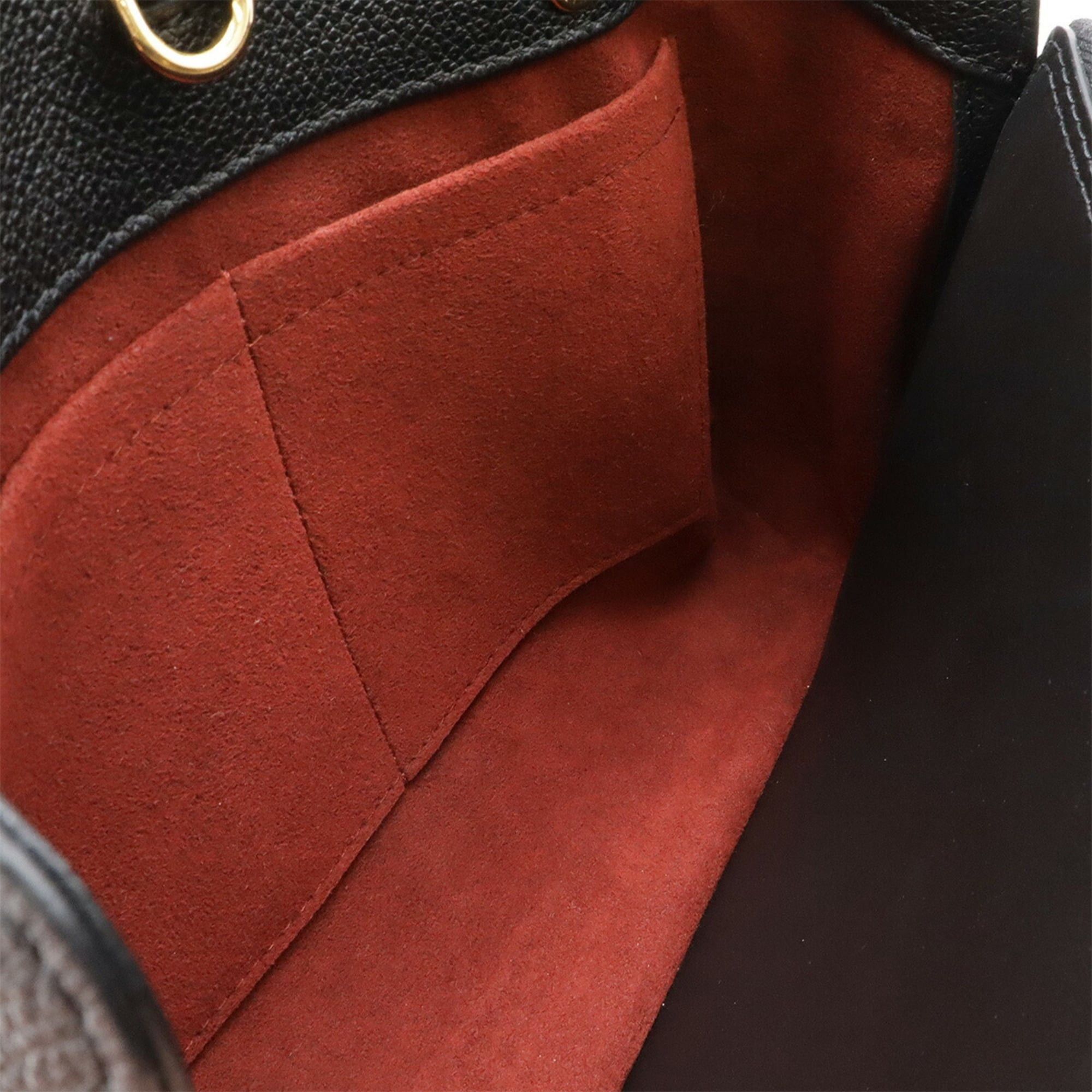 Louis Vuitton Louis Vuitton Monogram Empreinte Montaigne BB Handbag Shoulder Bag Noir Black M45778 Size ONE SIZE - 8 Thumbnail