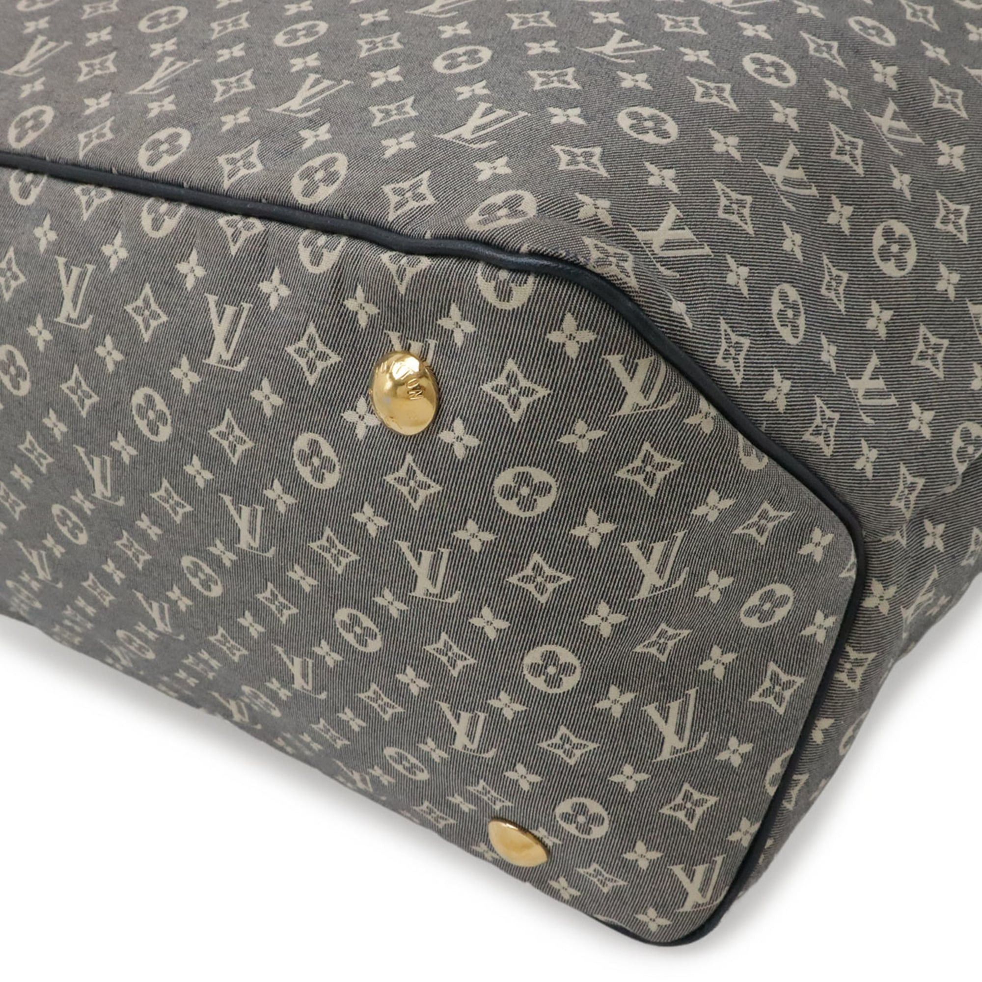 Louis Vuitton Louis Vuitton Monogram Idylle Ballade MM Tote Bag Shoulder Ankle Blue M40571 Size ONE SIZE - 4 Thumbnail