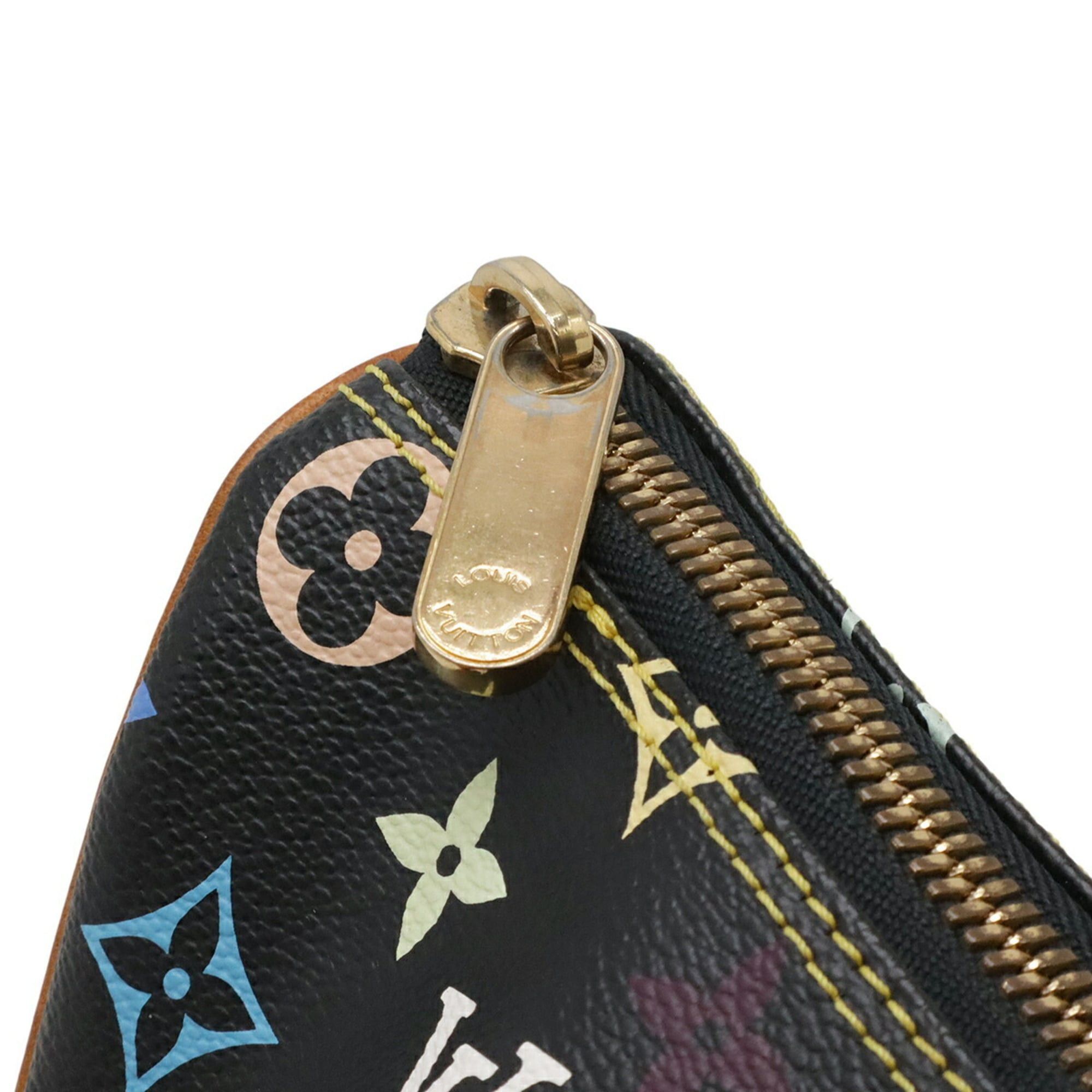 Louis Vuitton Louis Vuitton Monogram Multicolor Rita Handbag Shoulder Bag Chain Noir Black M40126 Size ONE SIZE - 5 Thumbnail