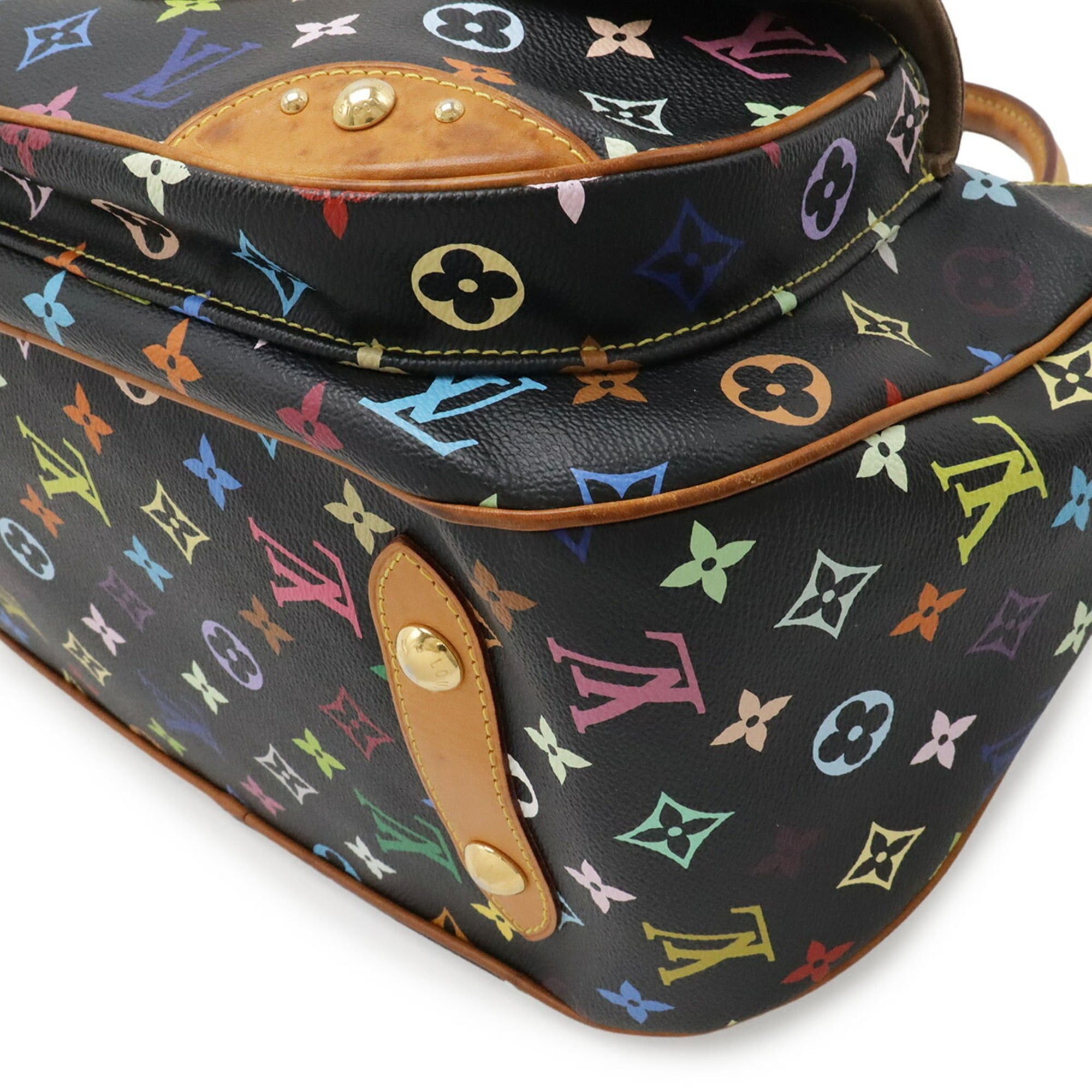 Louis Vuitton Louis Vuitton Monogram Multicolor Rita Handbag Shoulder Bag Chain Noir Black M40126 Size ONE SIZE - 4 Thumbnail